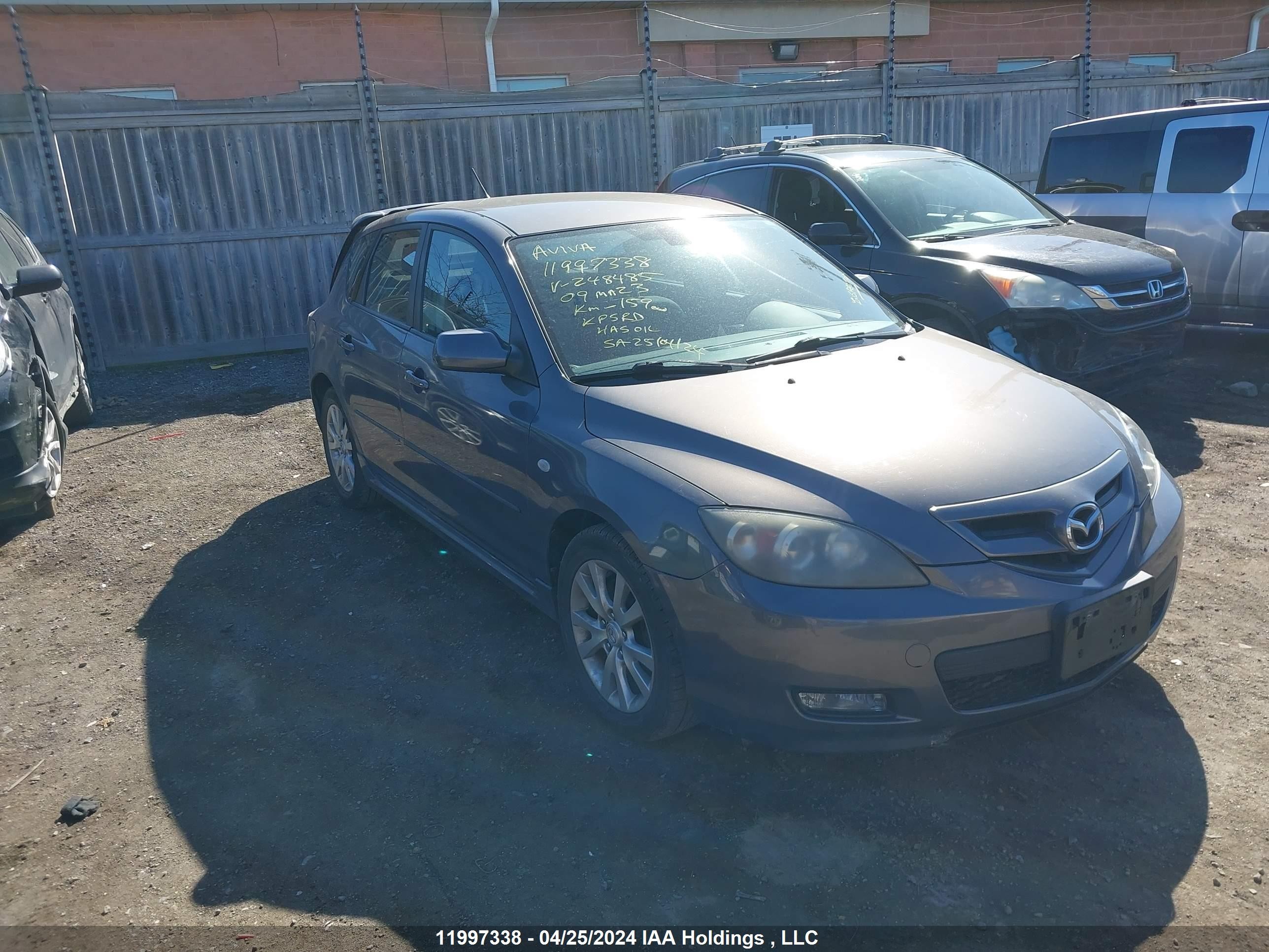 MAZDA 3 2009 jm1bk343591248485