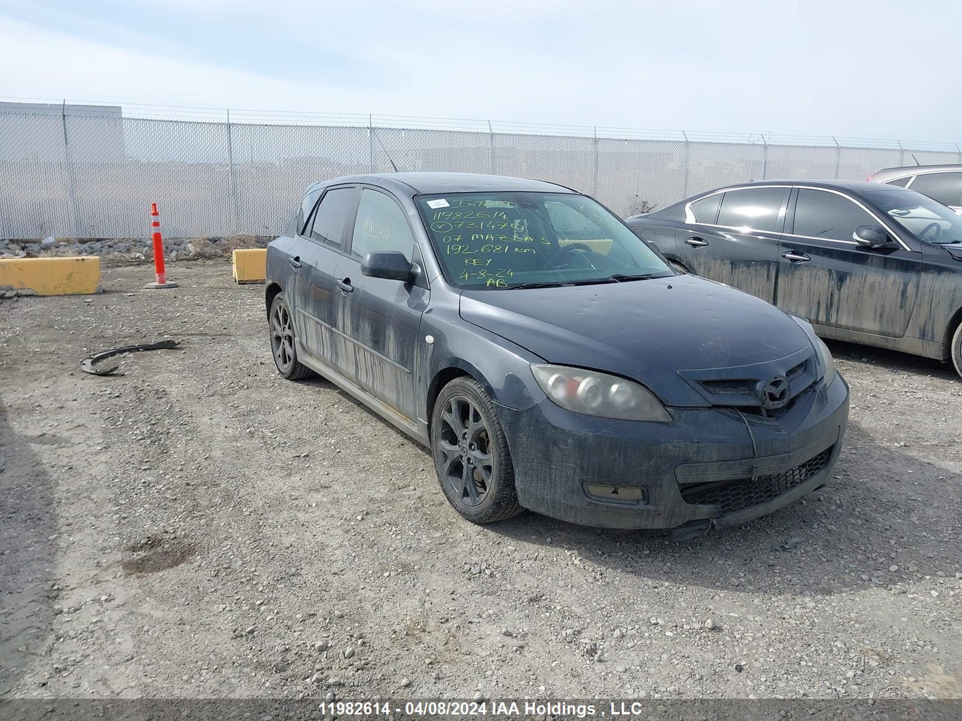 MAZDA 3 2007 jm1bk343871731479