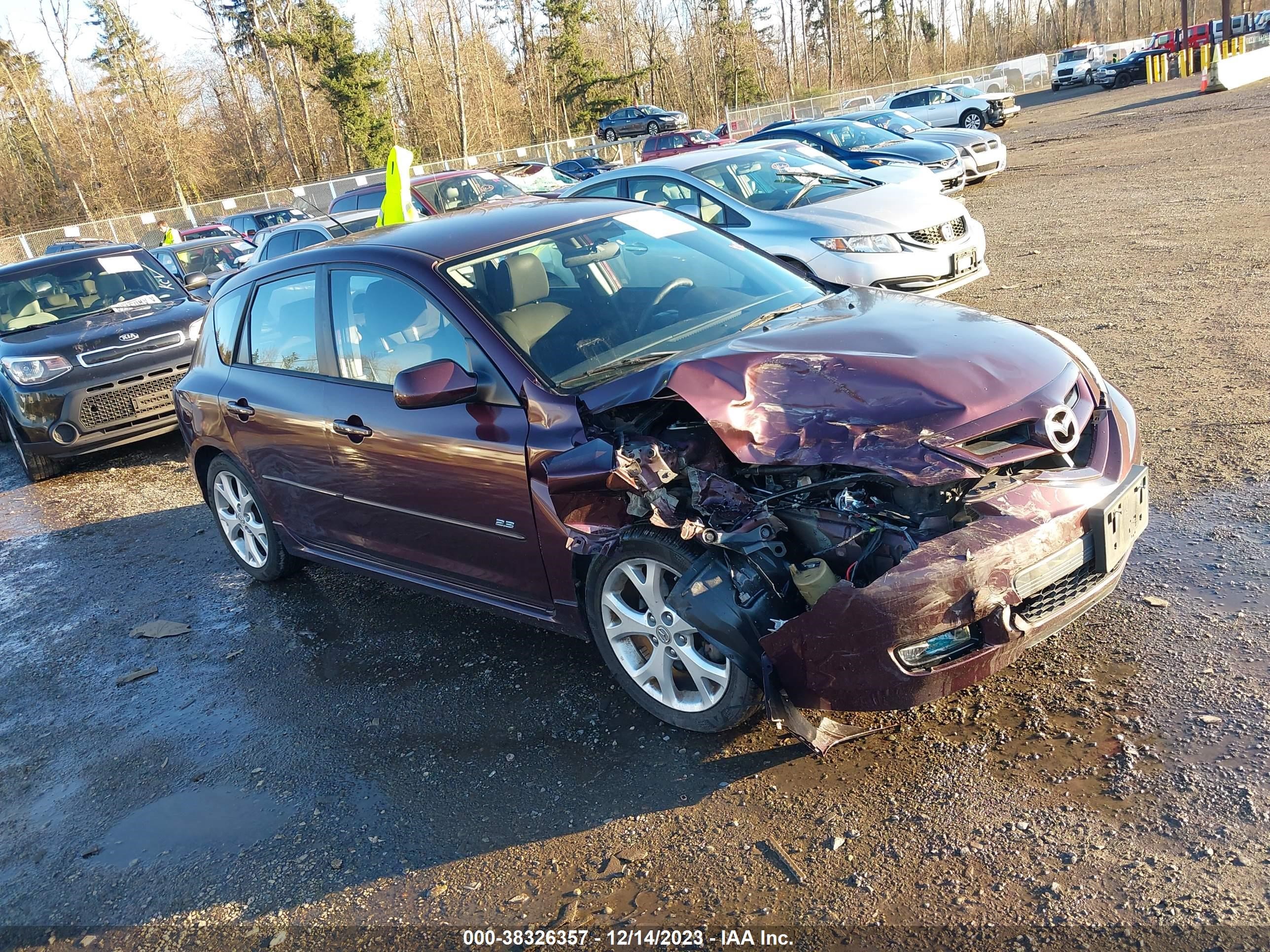 MAZDA 3 2007 jm1bk344171676396