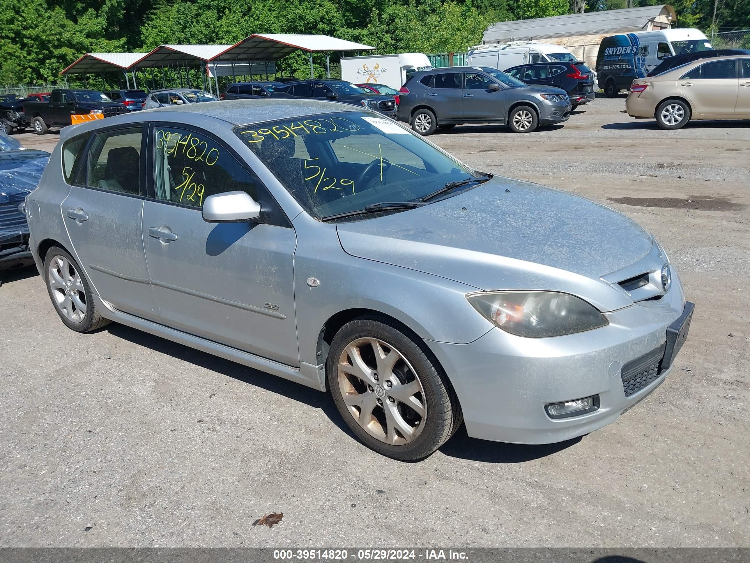 MAZDA 3 2008 jm1bk344581153898