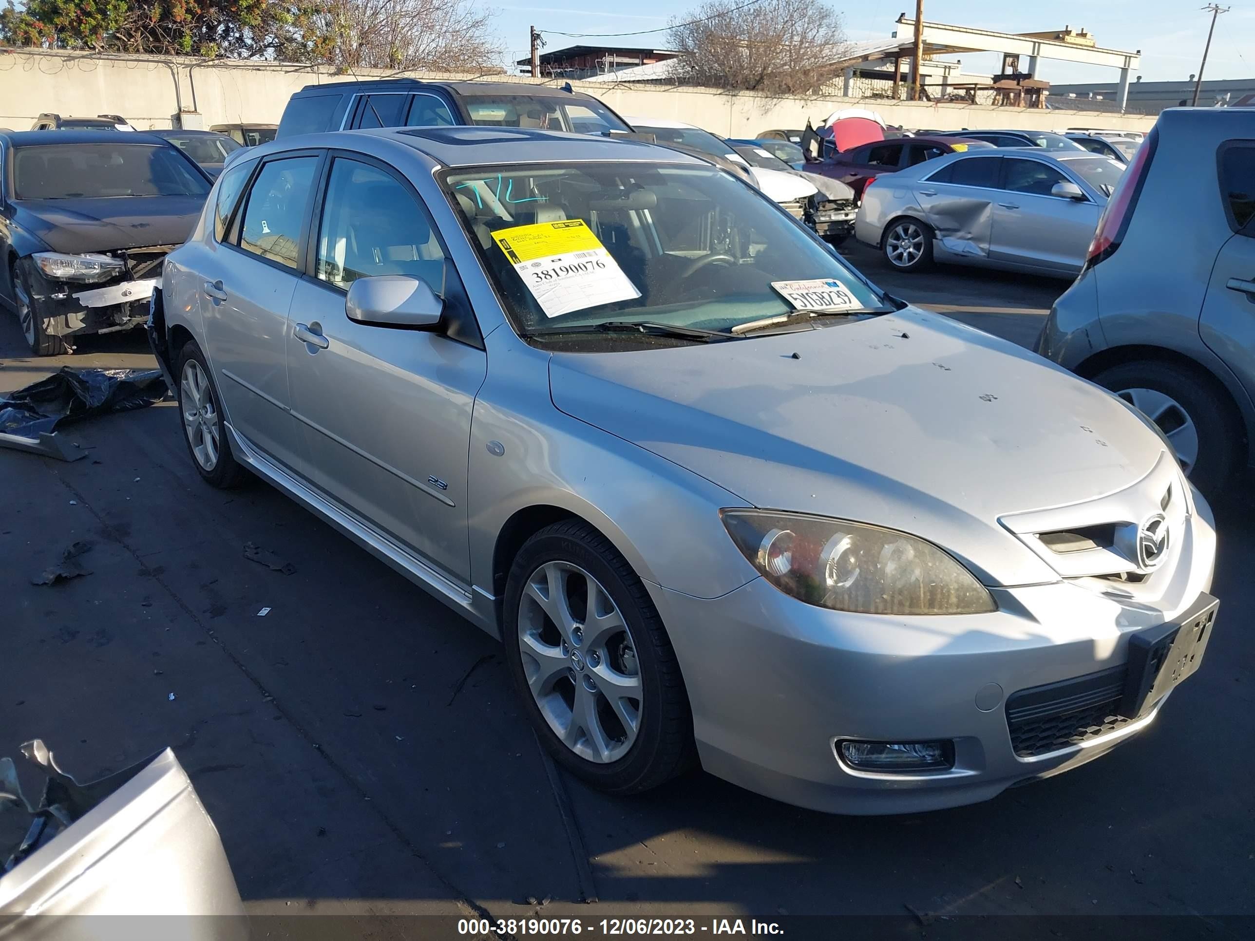 MAZDA 3 2007 jm1bk344x71677322