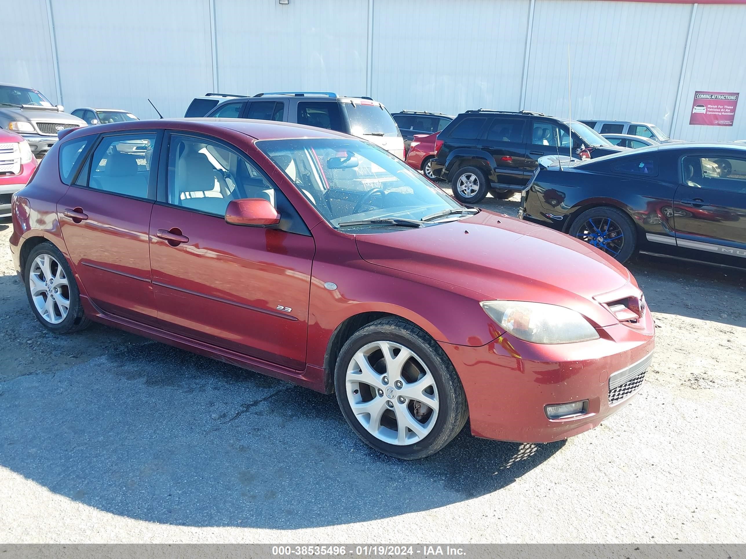 MAZDA 3 2008 jm1bk344x81145103