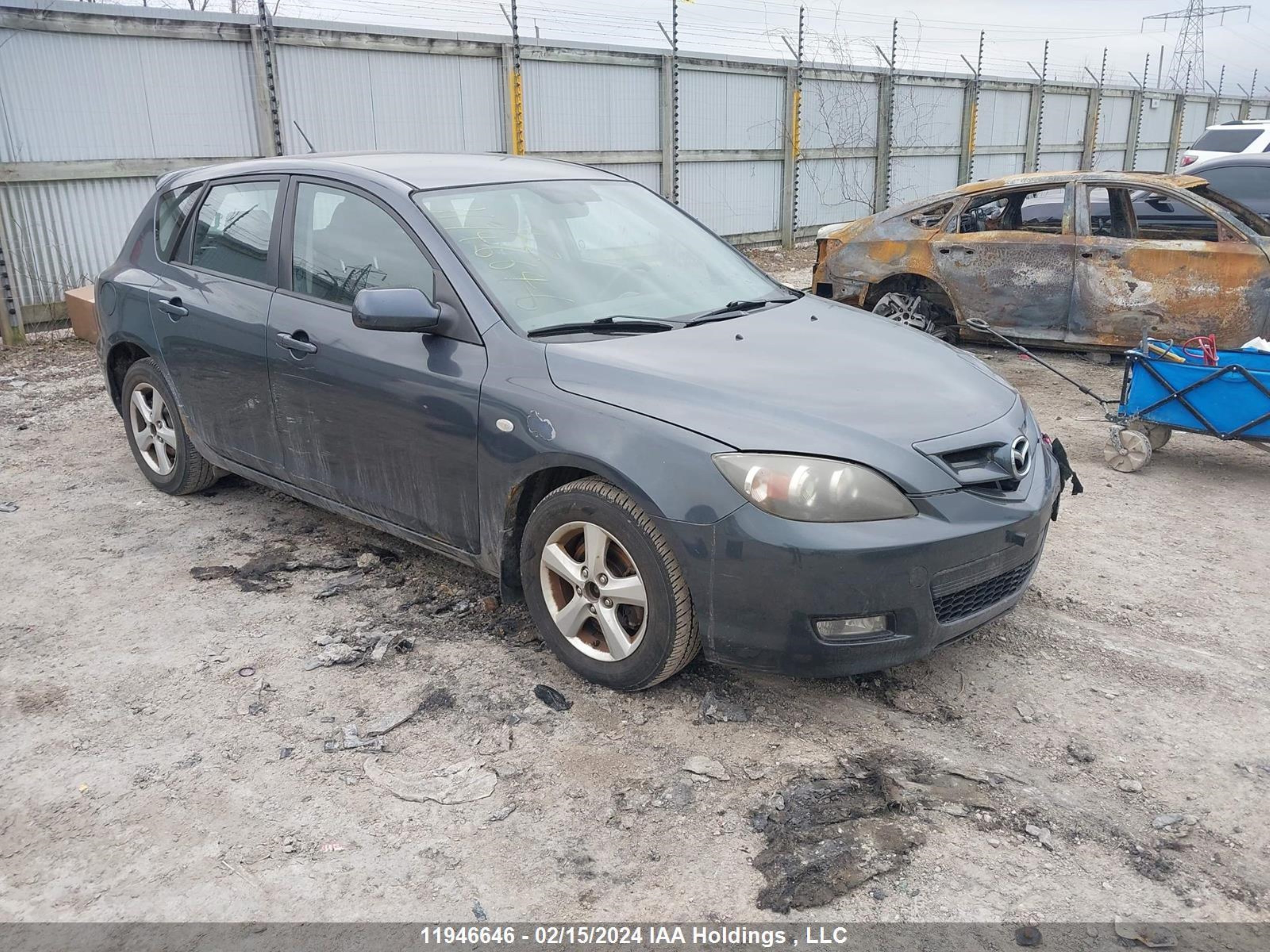 MAZDA 3 2008 jm1bk34f981151430