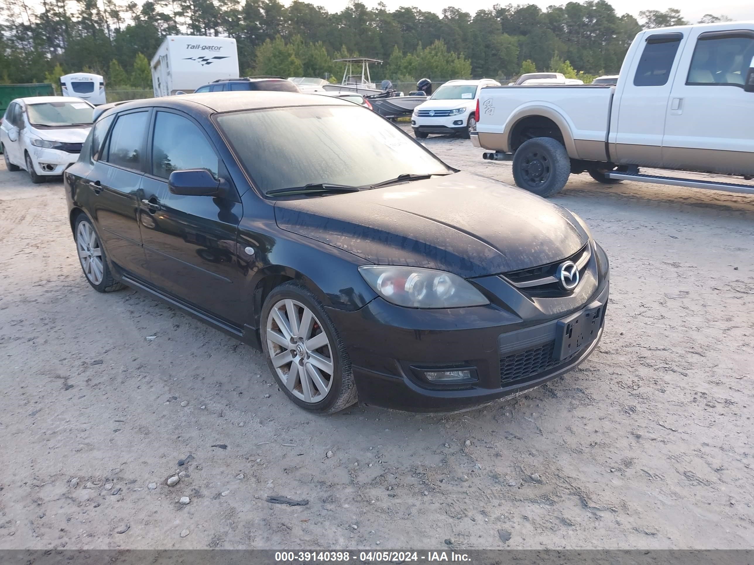 MAZDA 3 2008 jm1bk34l281812544