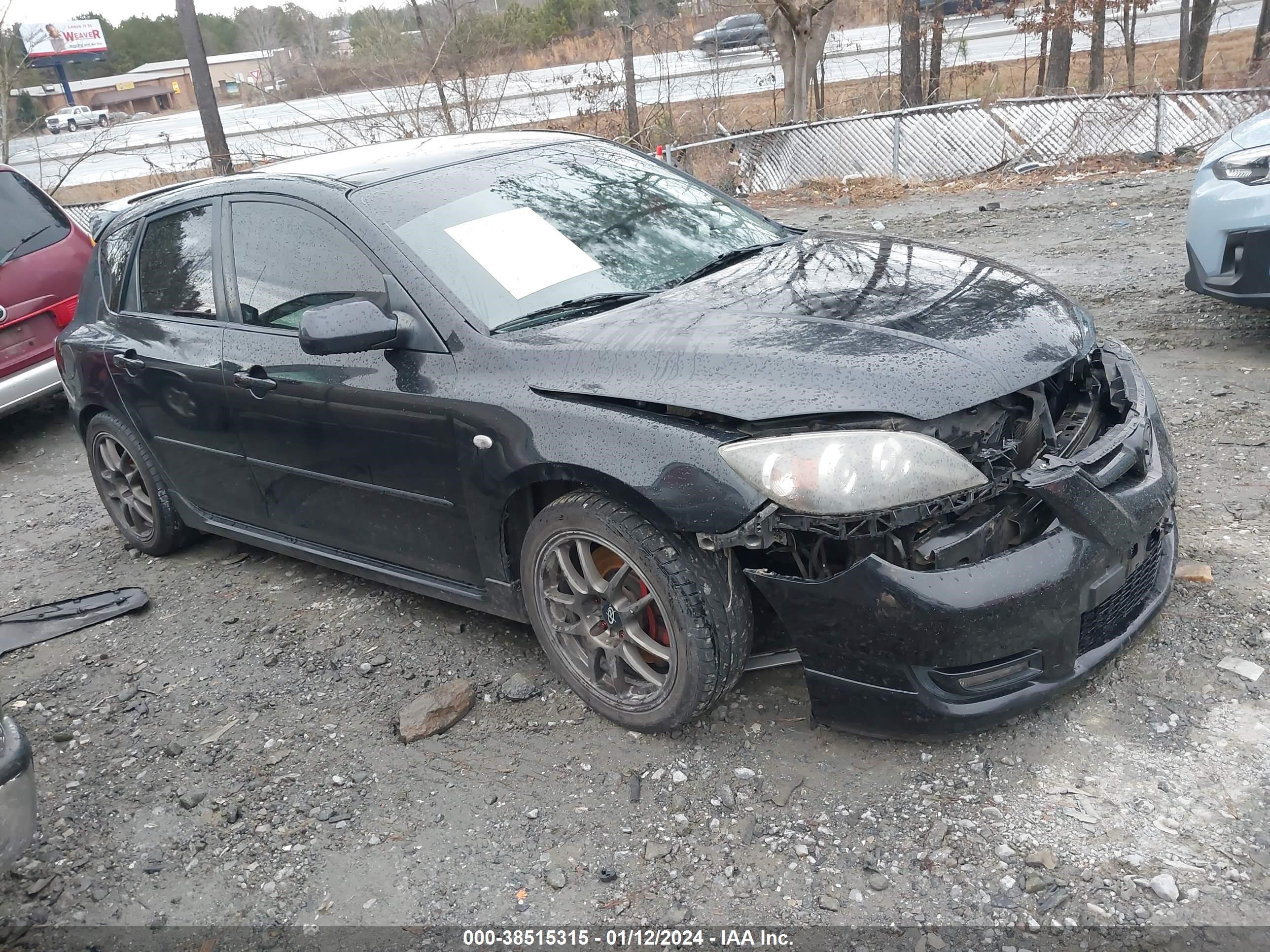 MAZDA 3 2008 jm1bk34l281849626