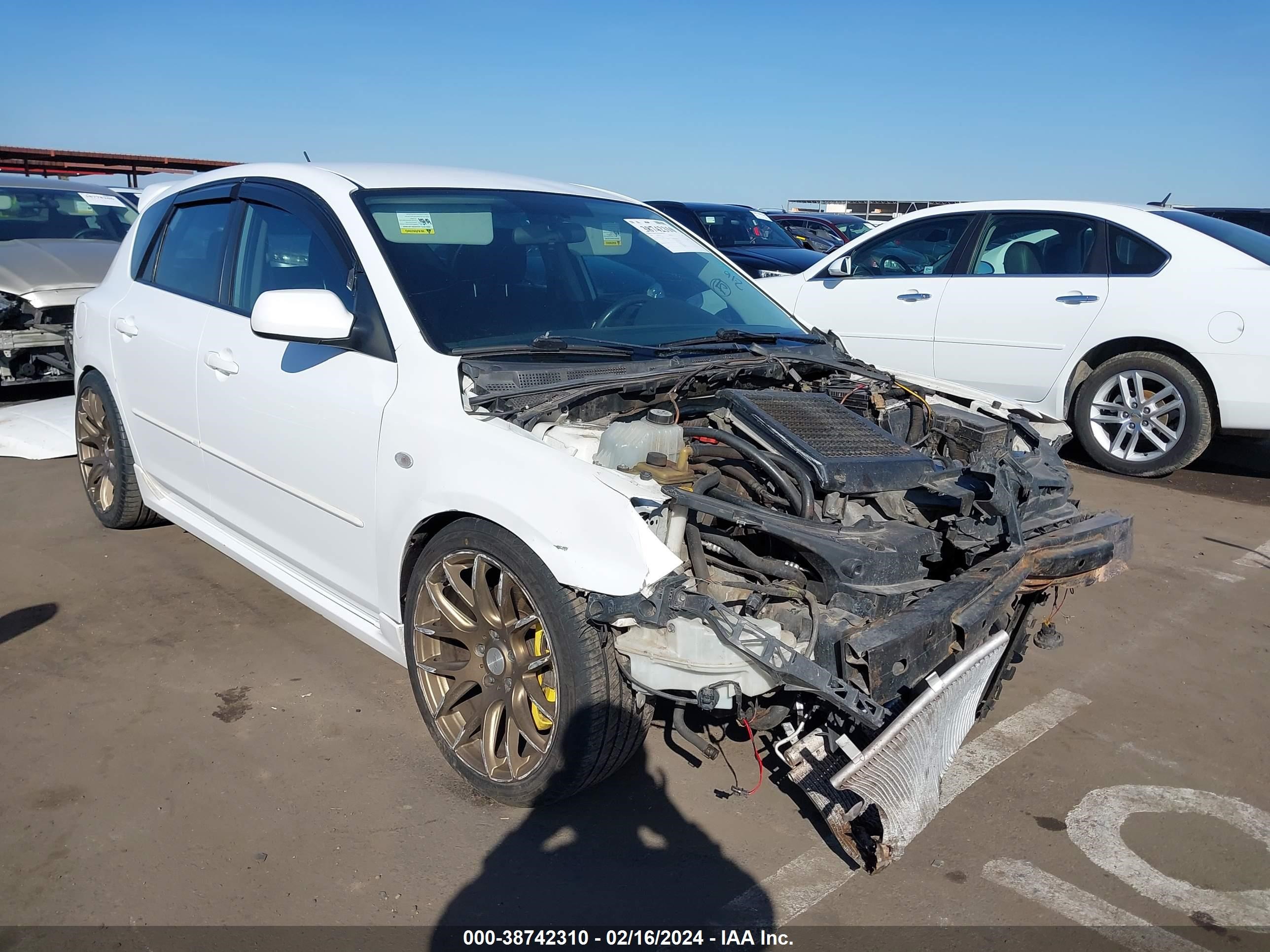 MAZDA 3 2008 jm1bk34l381120728