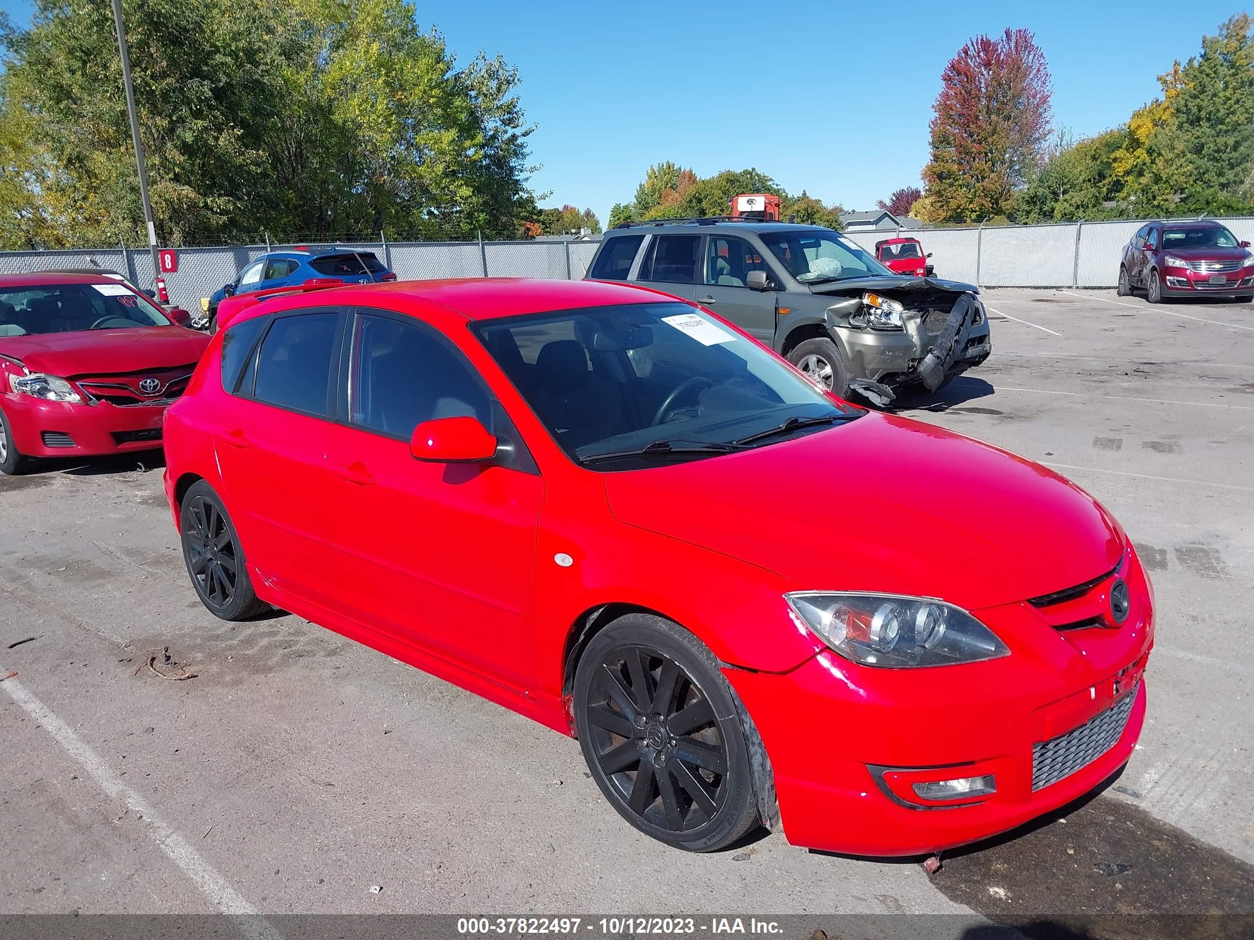 MAZDA 3 2008 jm1bk34l781854577