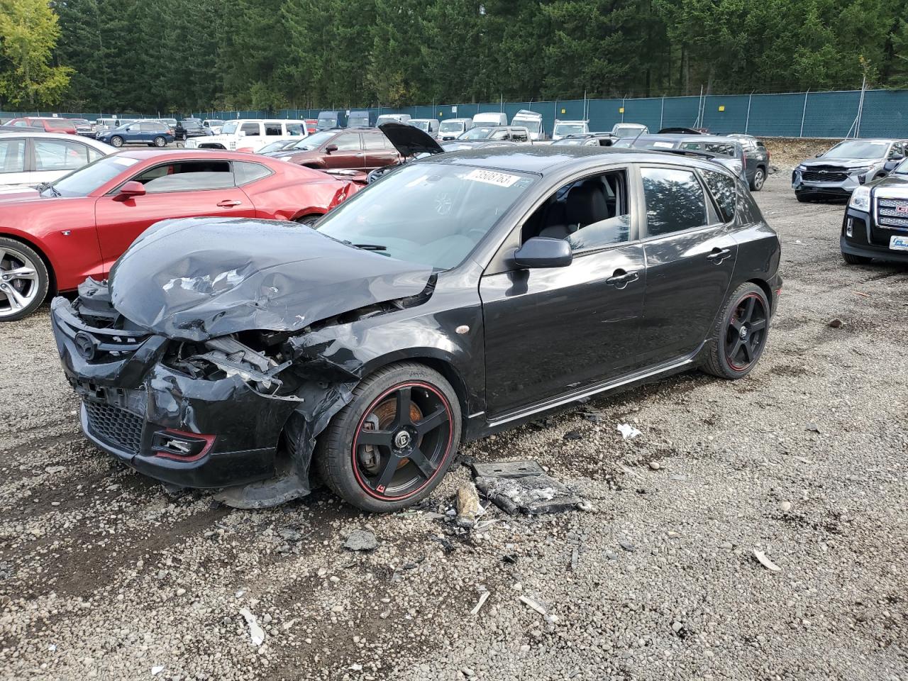 MAZDA 3 2007 jm1bk34l871635108