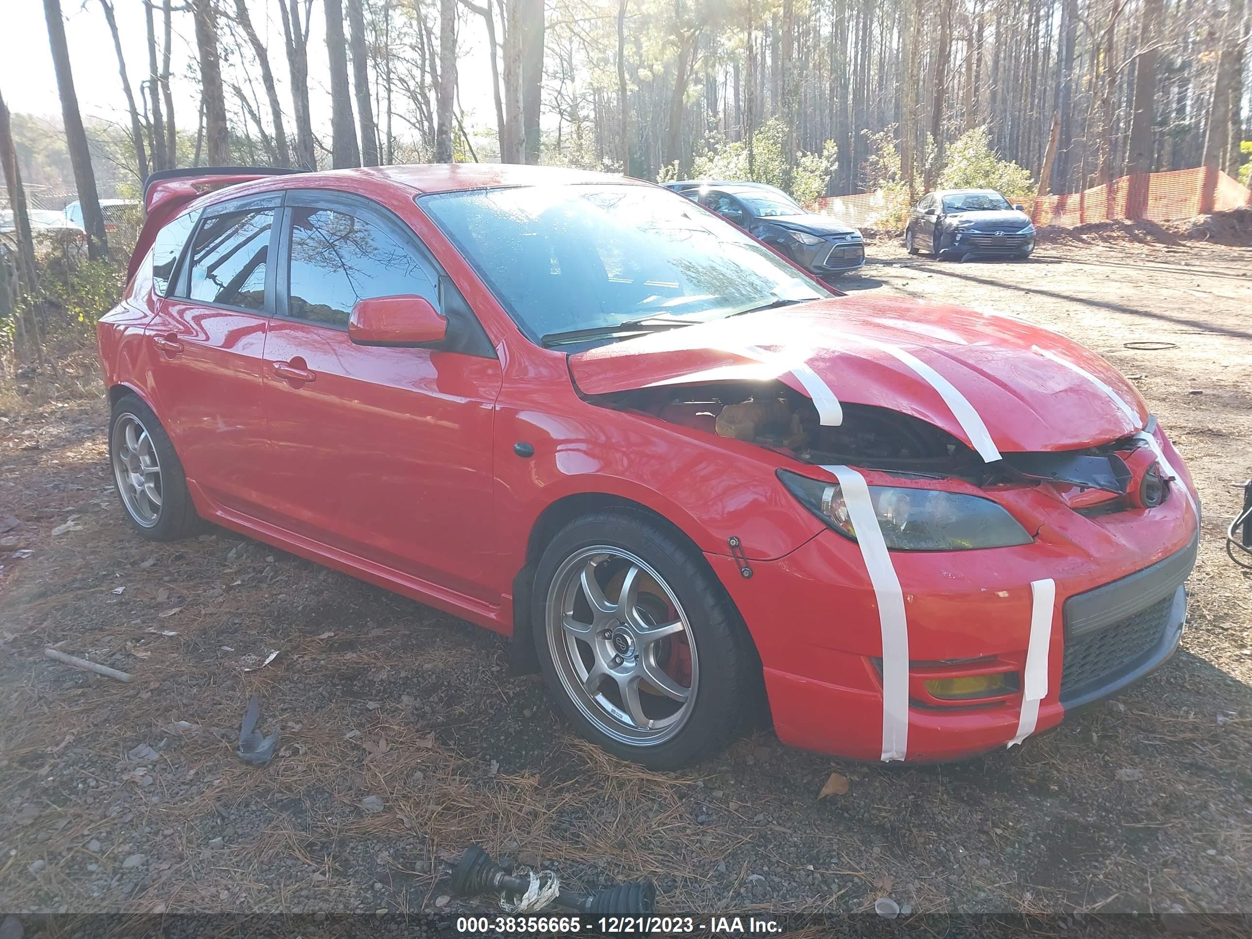 MAZDA 3 2008 jm1bk34l981137131