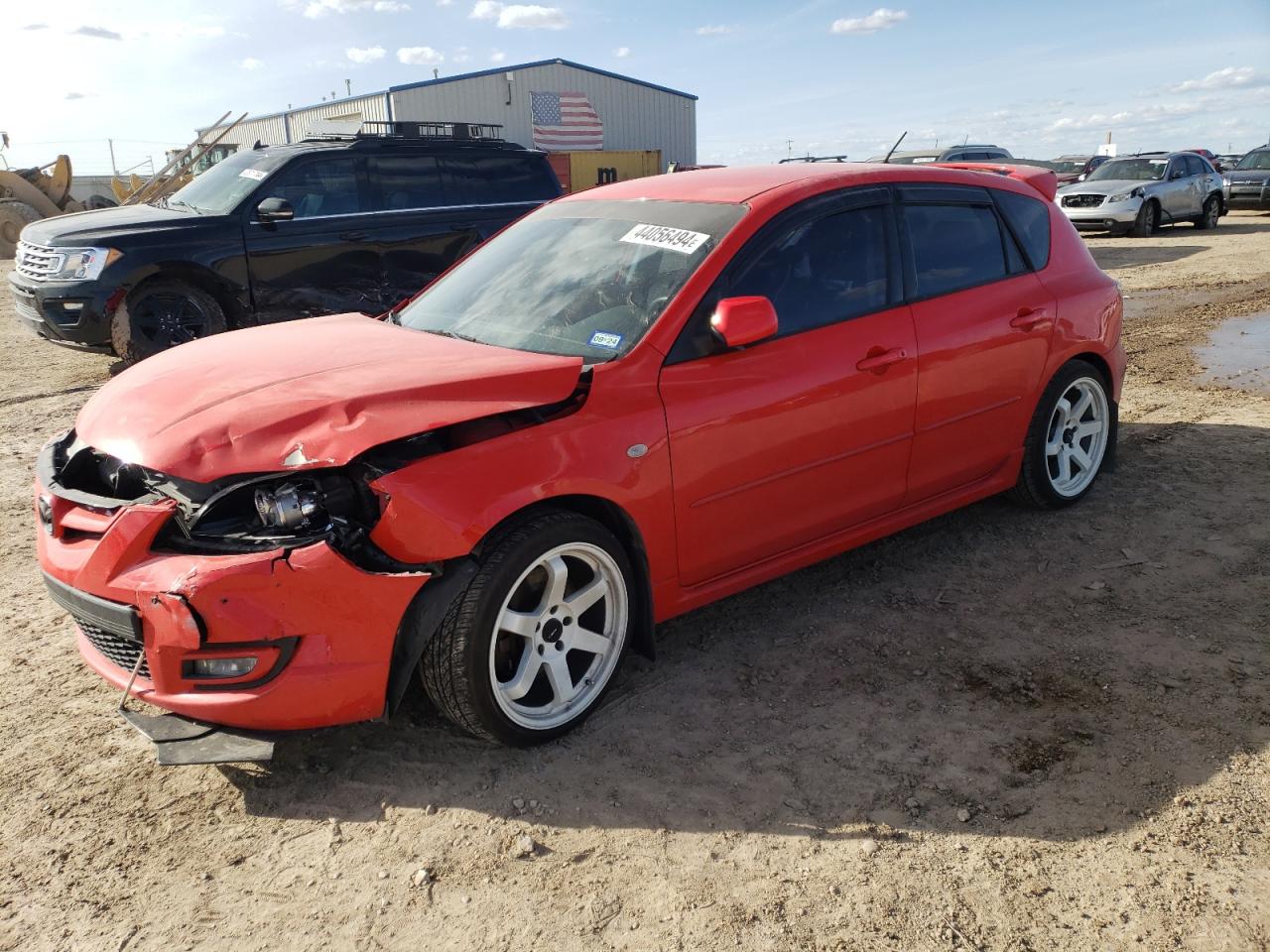 MAZDA 3 2007 jm1bk34lx71695522