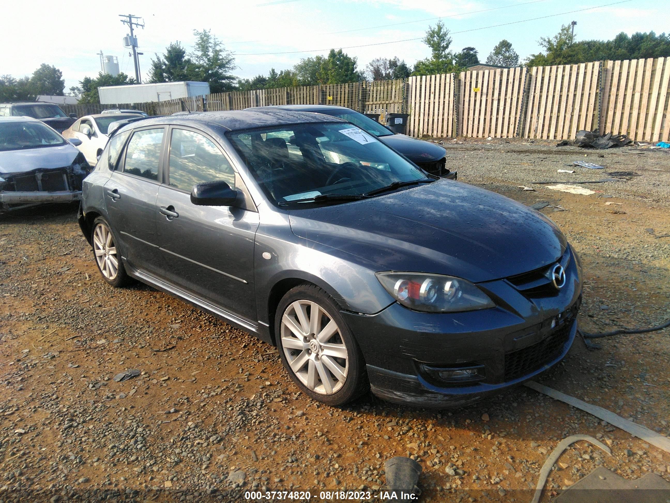 MAZDA 3 2008 jm1bk34m081146910