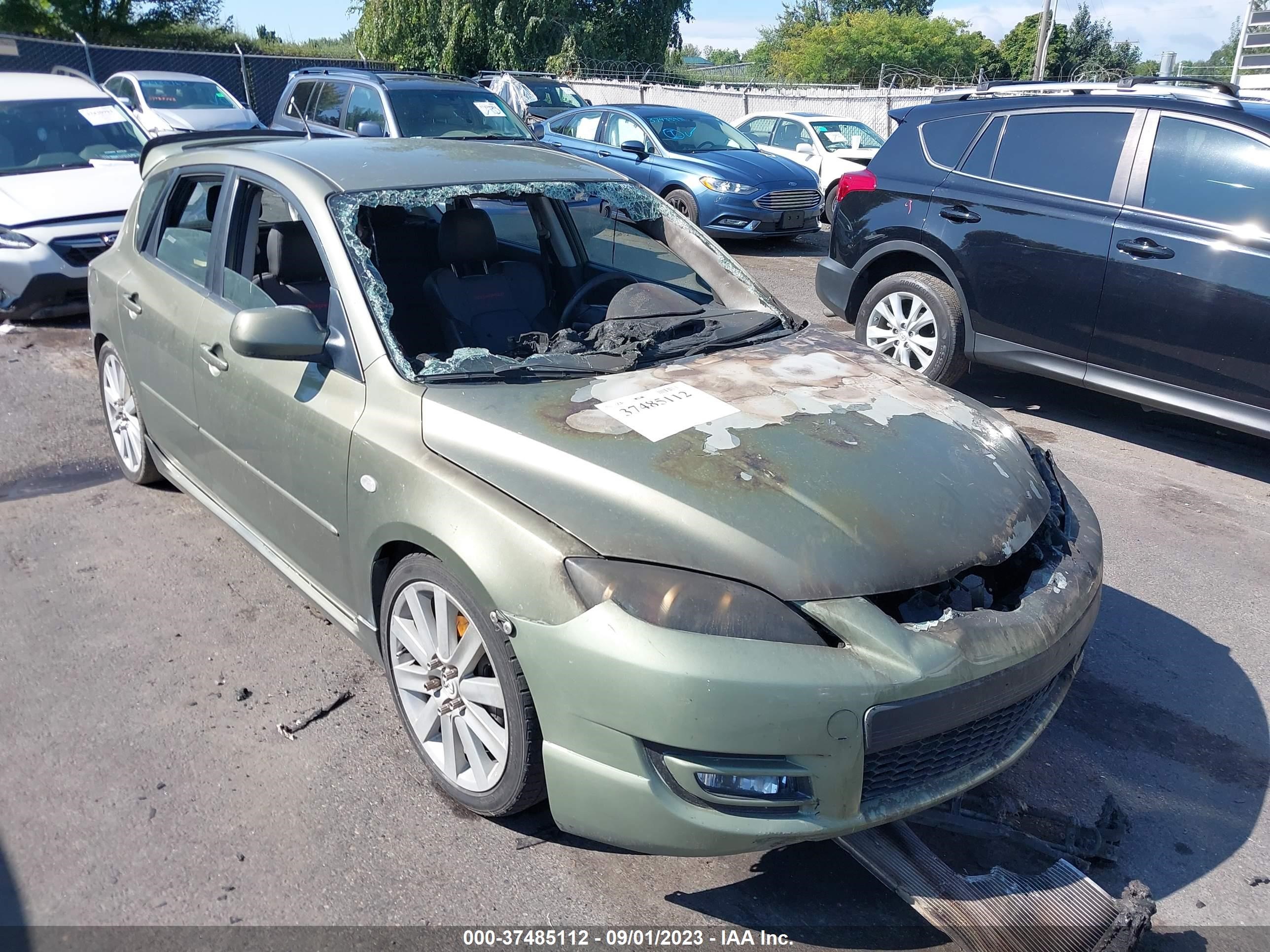 MAZDA 3 2009 jm1bk34m591190502