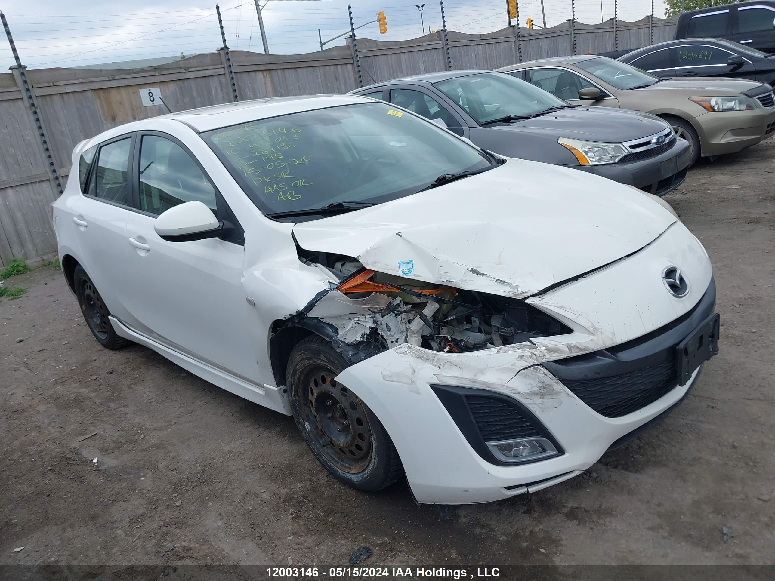 MAZDA 3 2010 jm1bl1h50a1289186