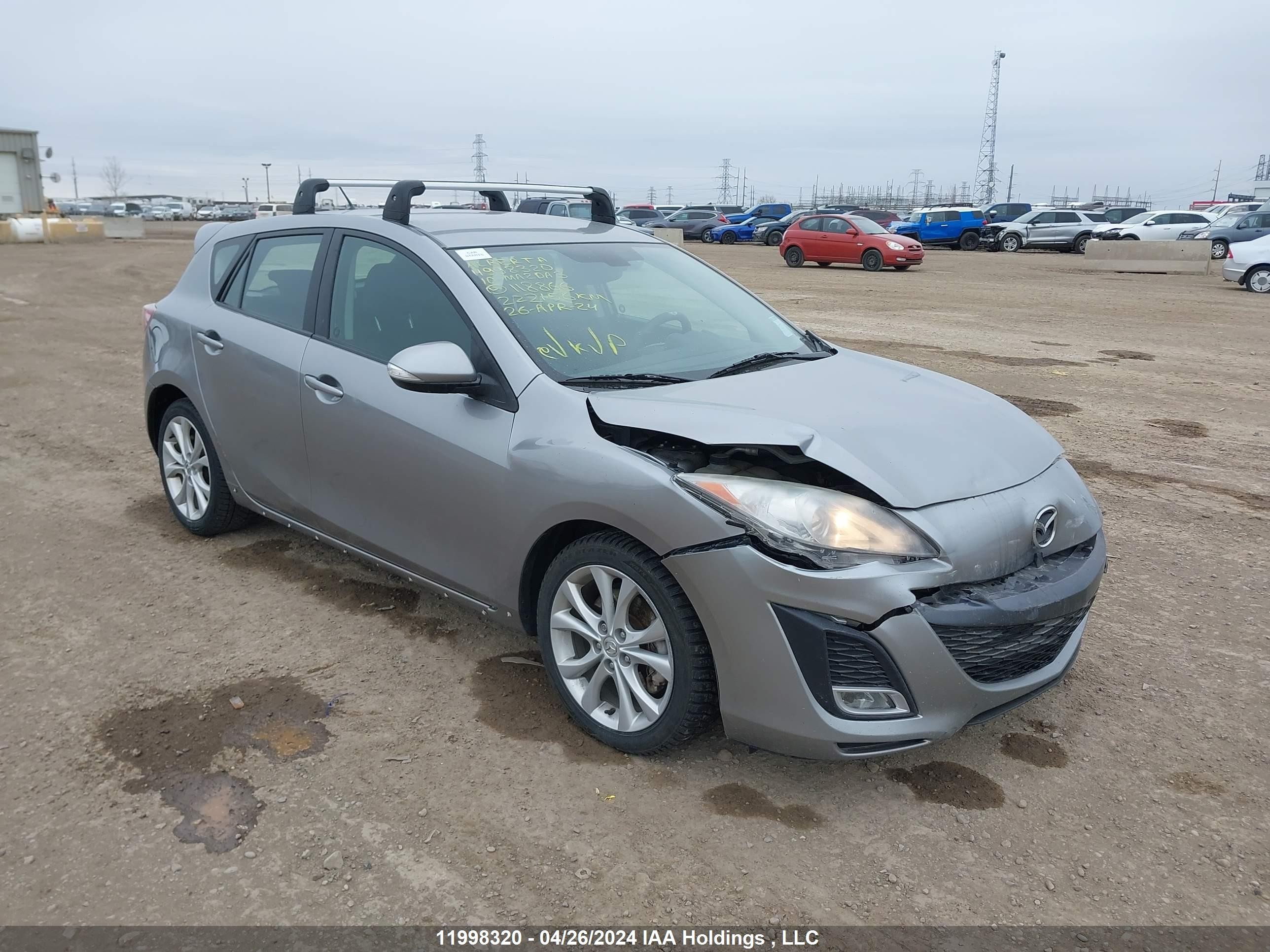 MAZDA 3 2010 jm1bl1h51a1118866