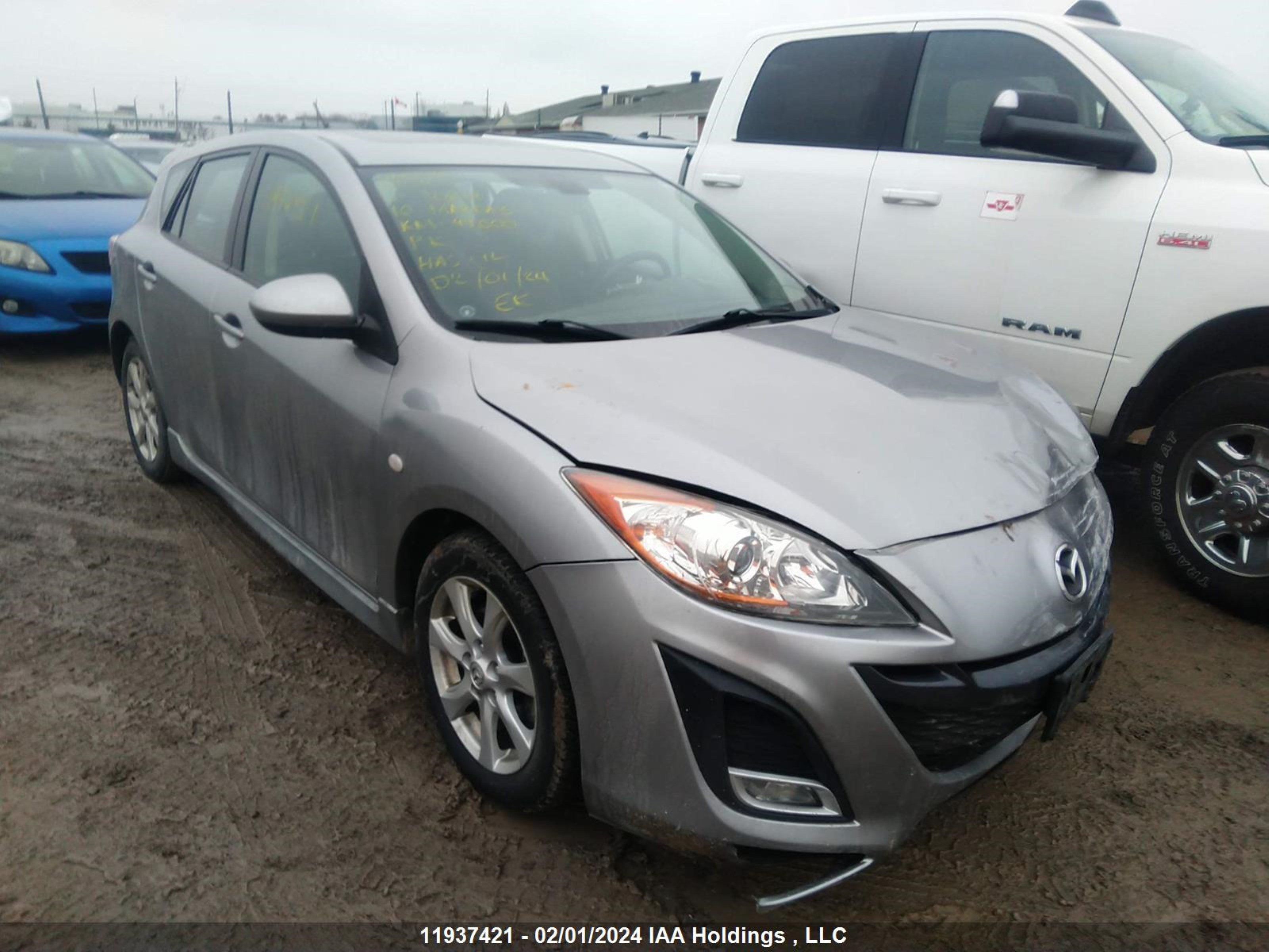 MAZDA 3 2010 jm1bl1h57a1127619