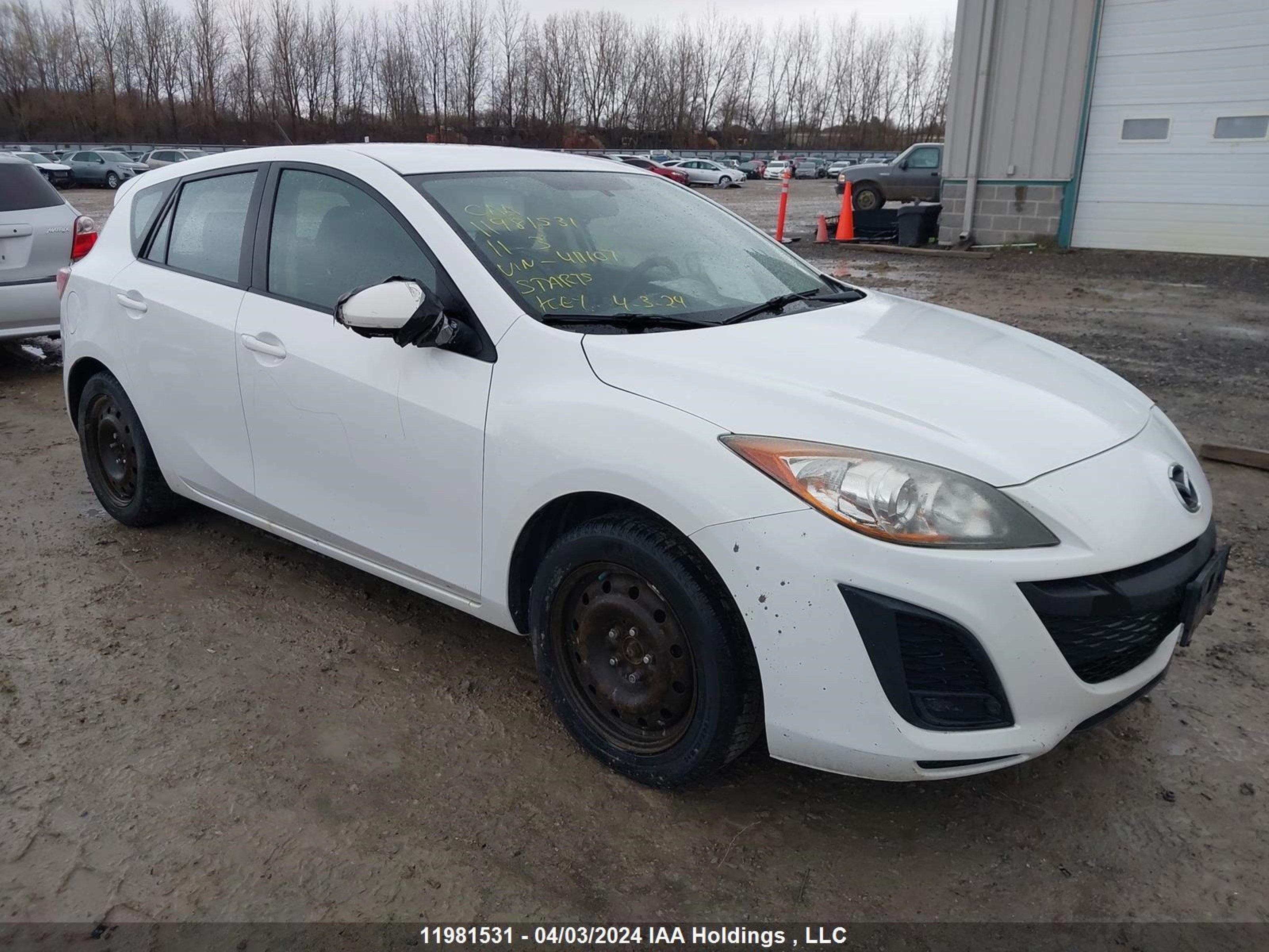 MAZDA 3 2011 jm1bl1kf5b1411107