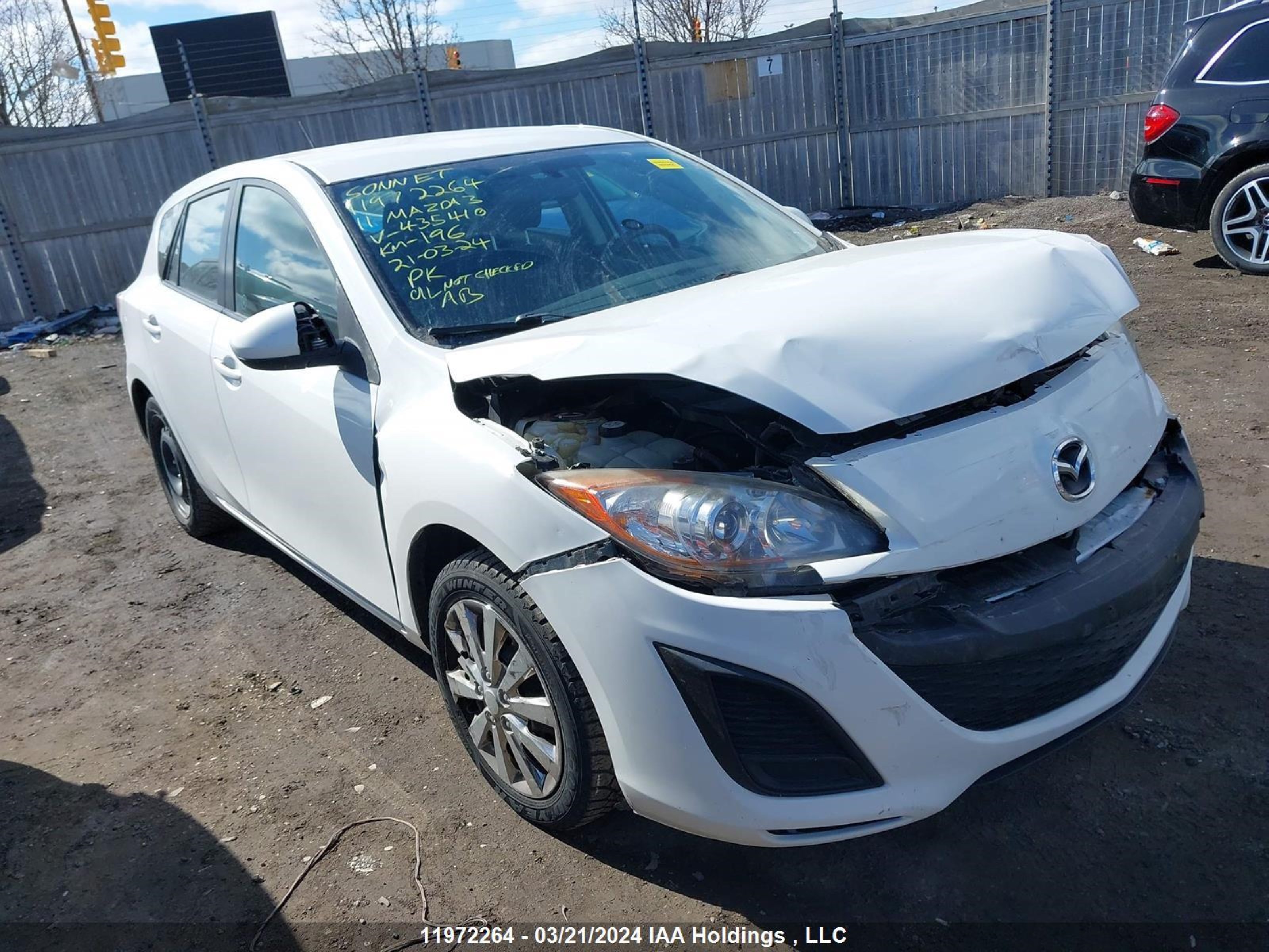 MAZDA 3 2011 jm1bl1kf5b1435410