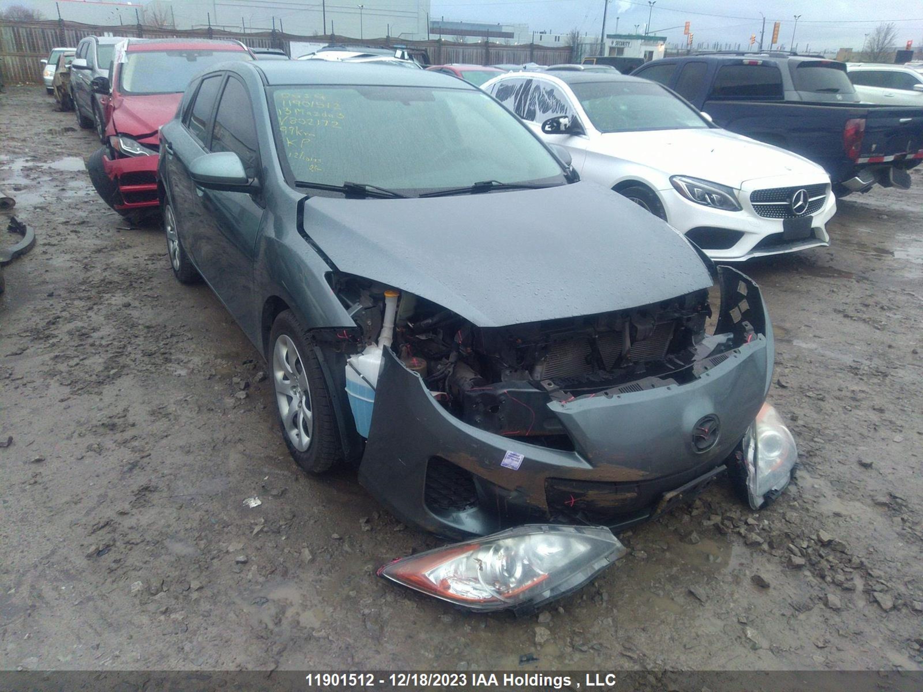 MAZDA 3 2013 jm1bl1kf6d1802172