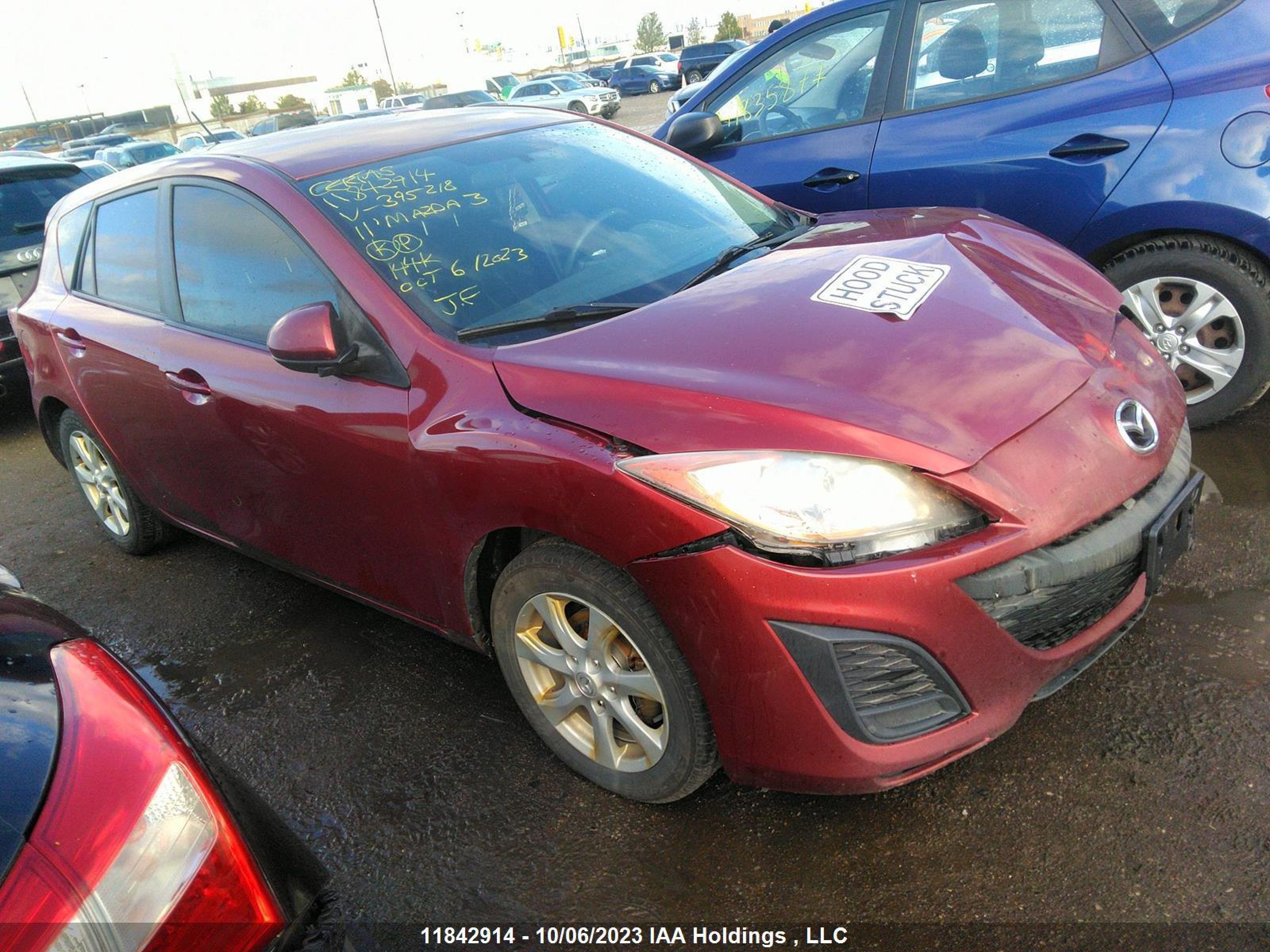 MAZDA 3 2011 jm1bl1kf9b1395218