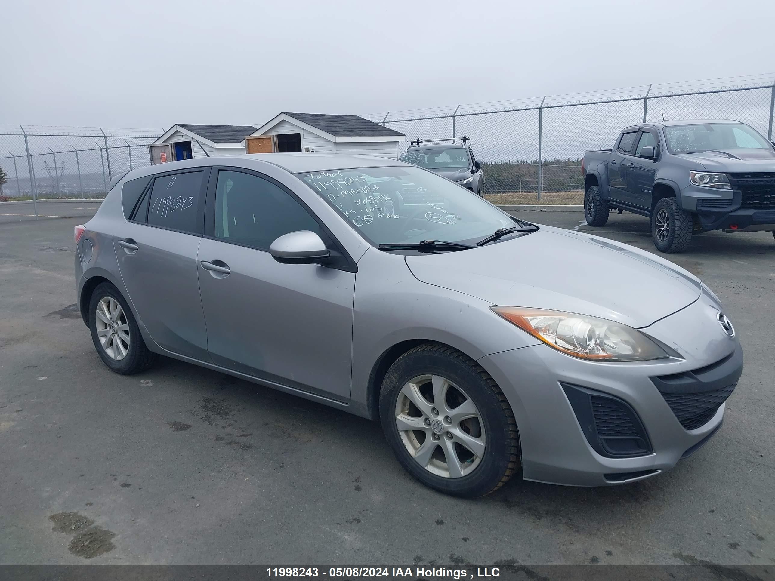 MAZDA 3 2011 jm1bl1kf9b1405942