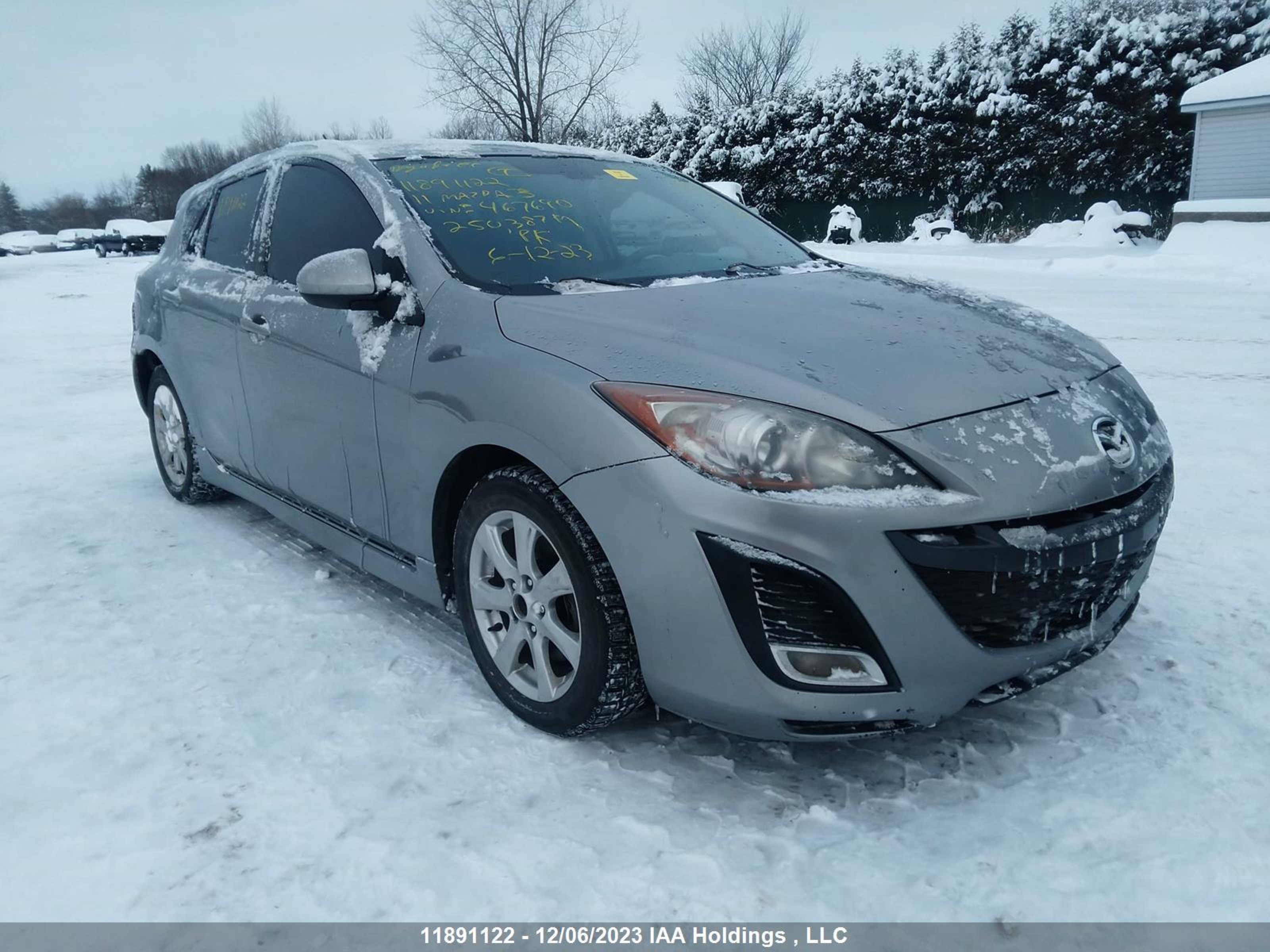 MAZDA 3 2011 jm1bl1l52b1467690