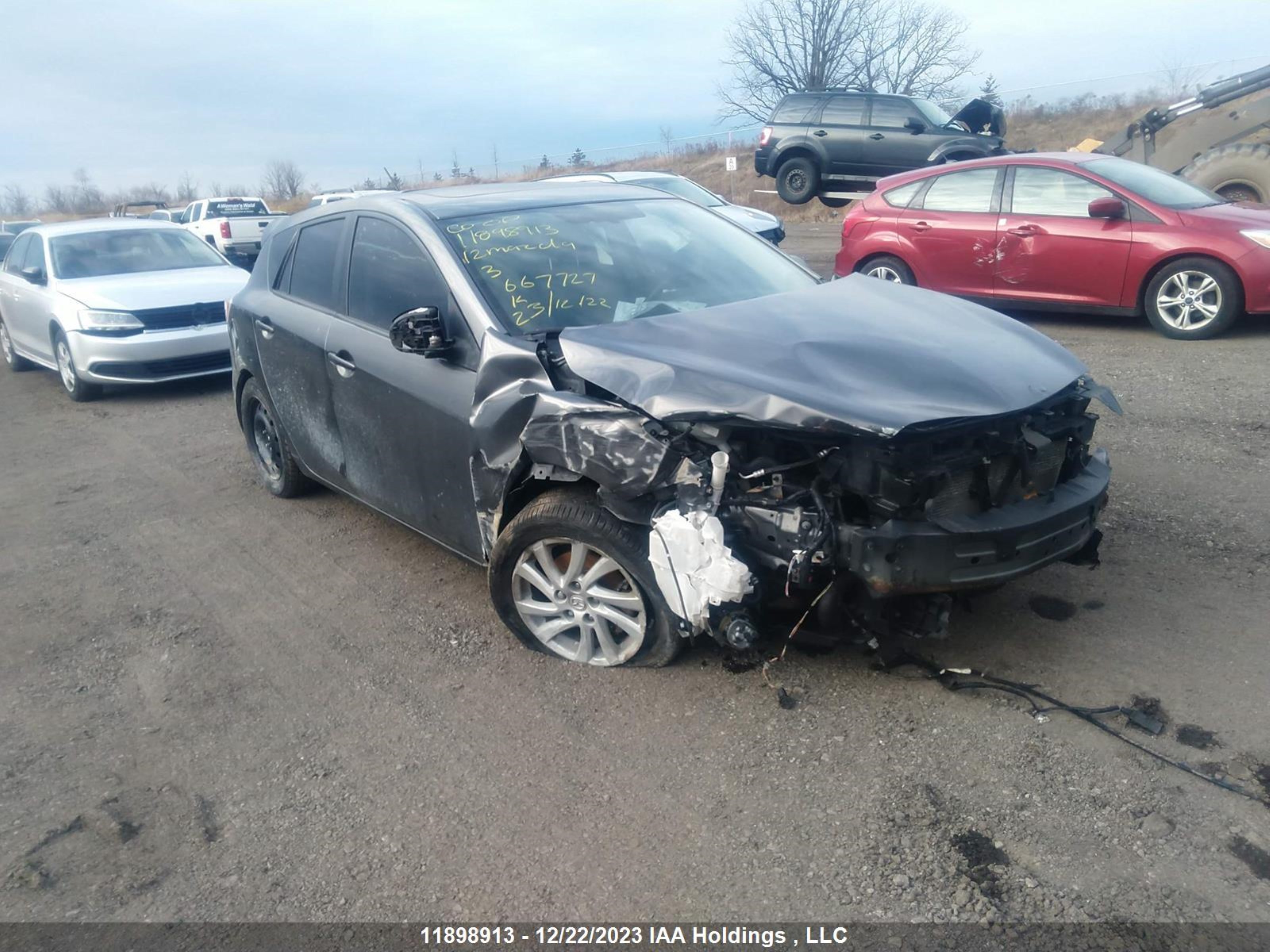 MAZDA 3 2012 jm1bl1l79c1667727