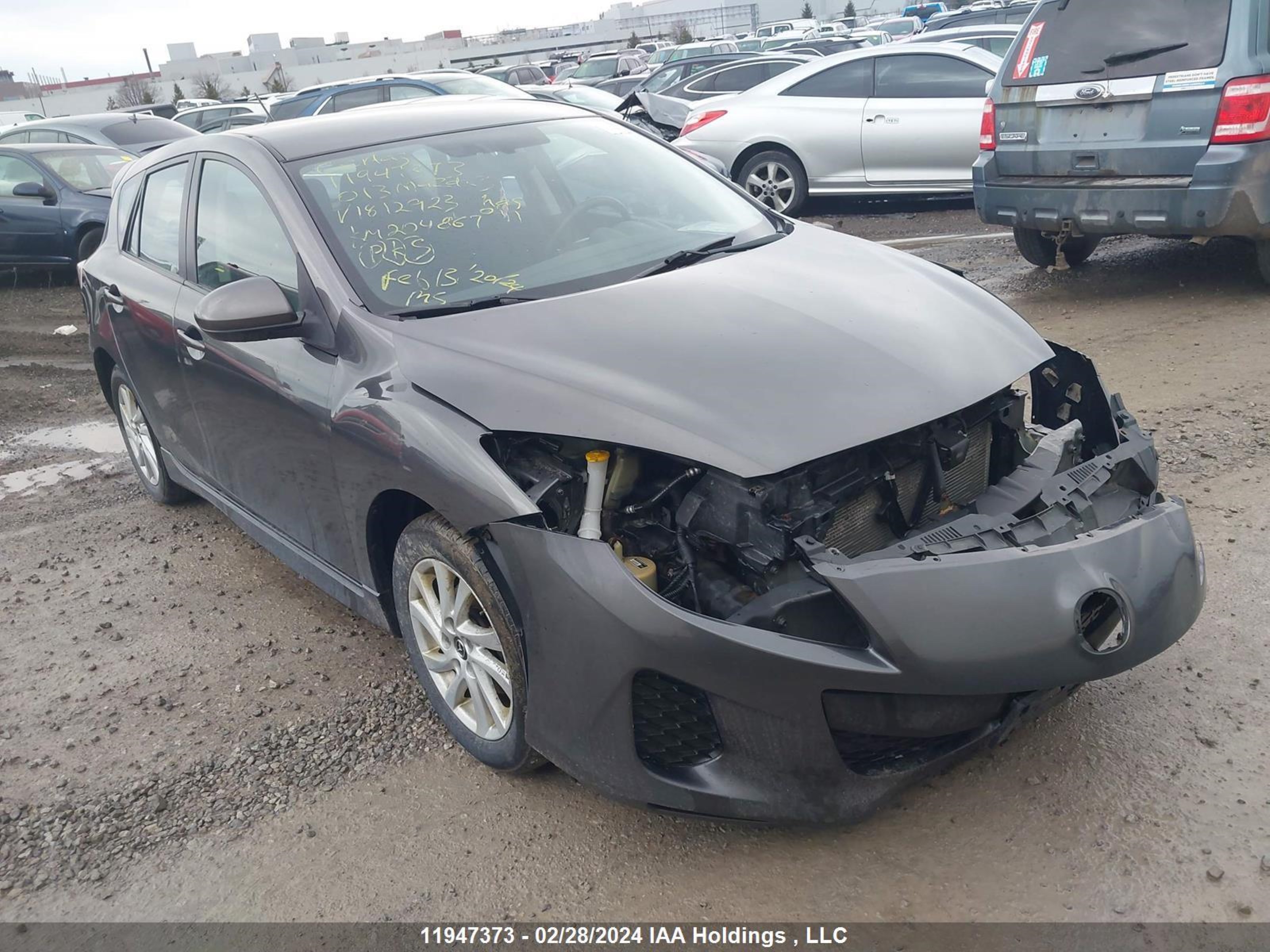 MAZDA 3 2013 jm1bl1l7xd1812923