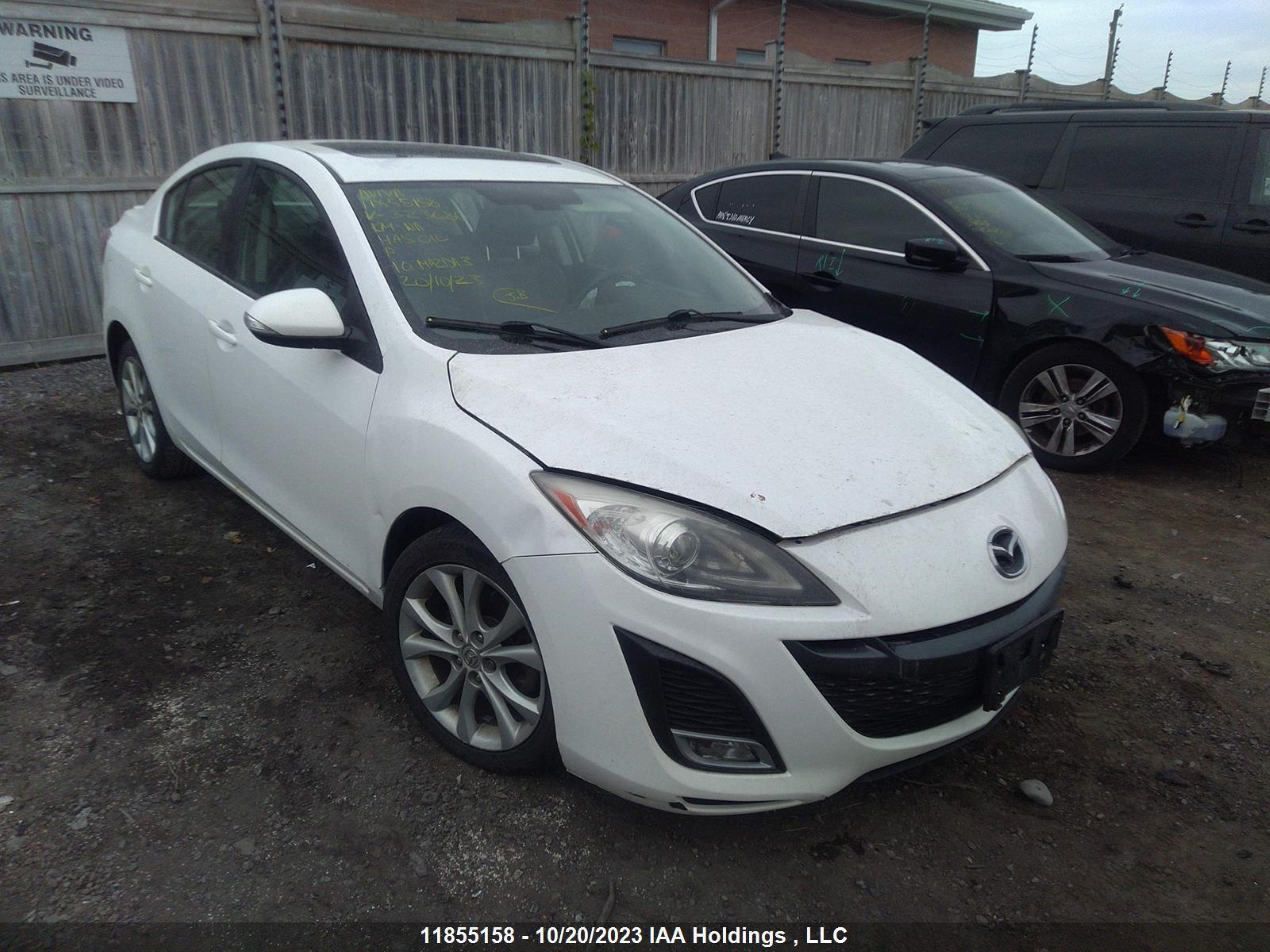 MAZDA 3 2010 jm1bl1s53a1323680