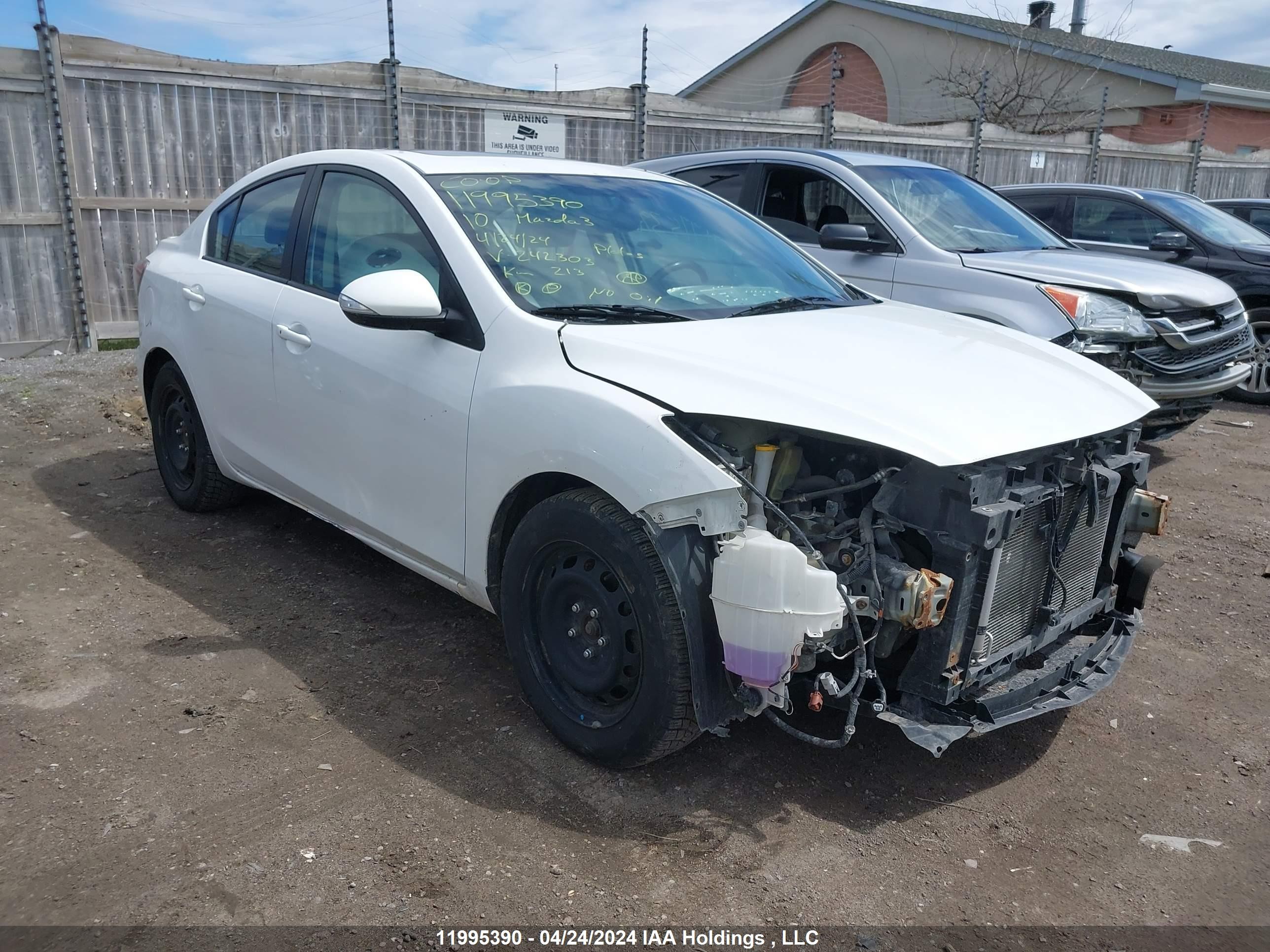 MAZDA 3 2010 jm1bl1s56a1242303