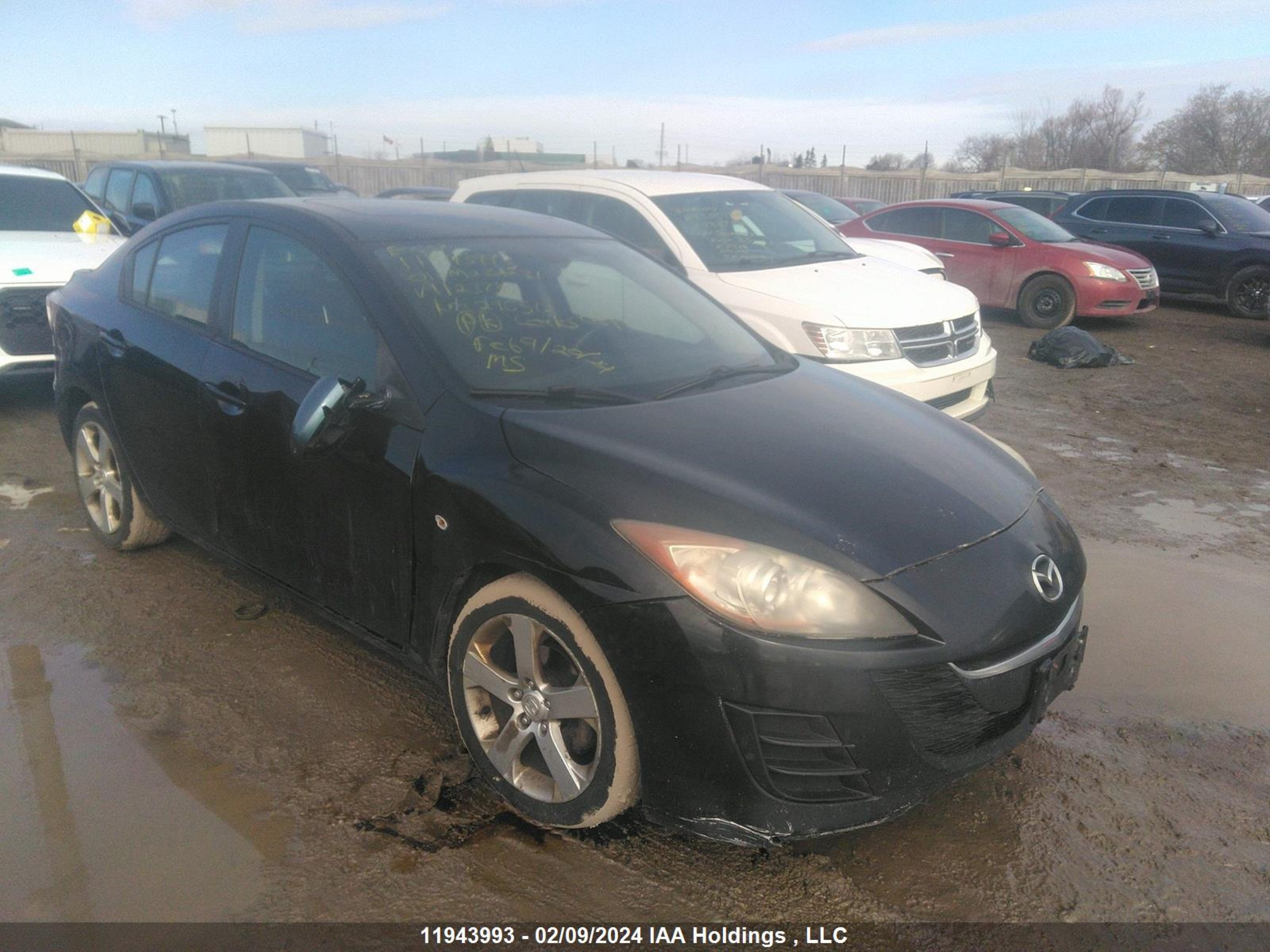 MAZDA 3 2010 jm1bl1sf0a1123736