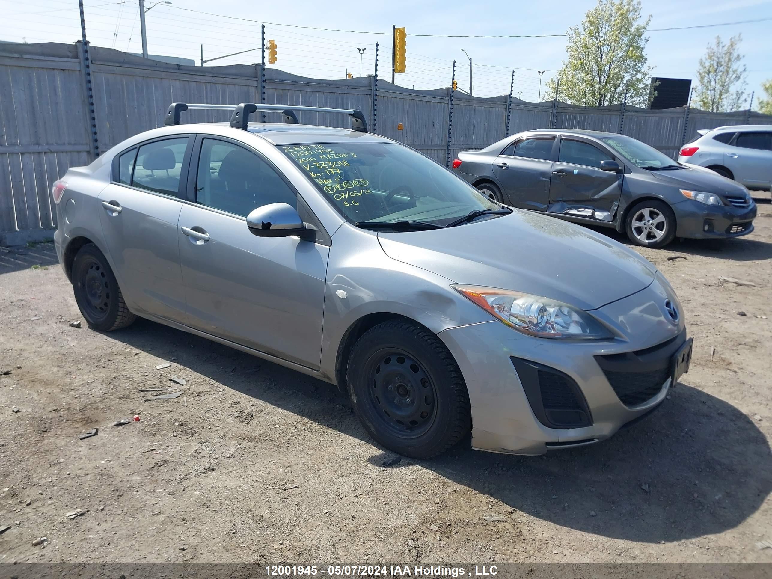 MAZDA 3 2010 jm1bl1sf1a1333018