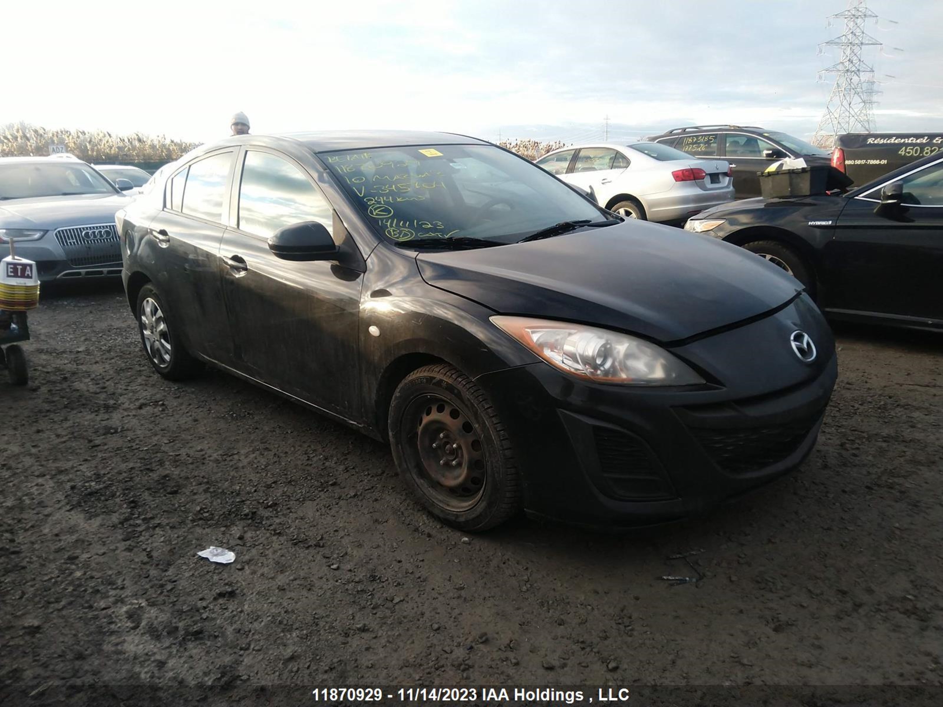 MAZDA 3 2010 jm1bl1sf1a1345704