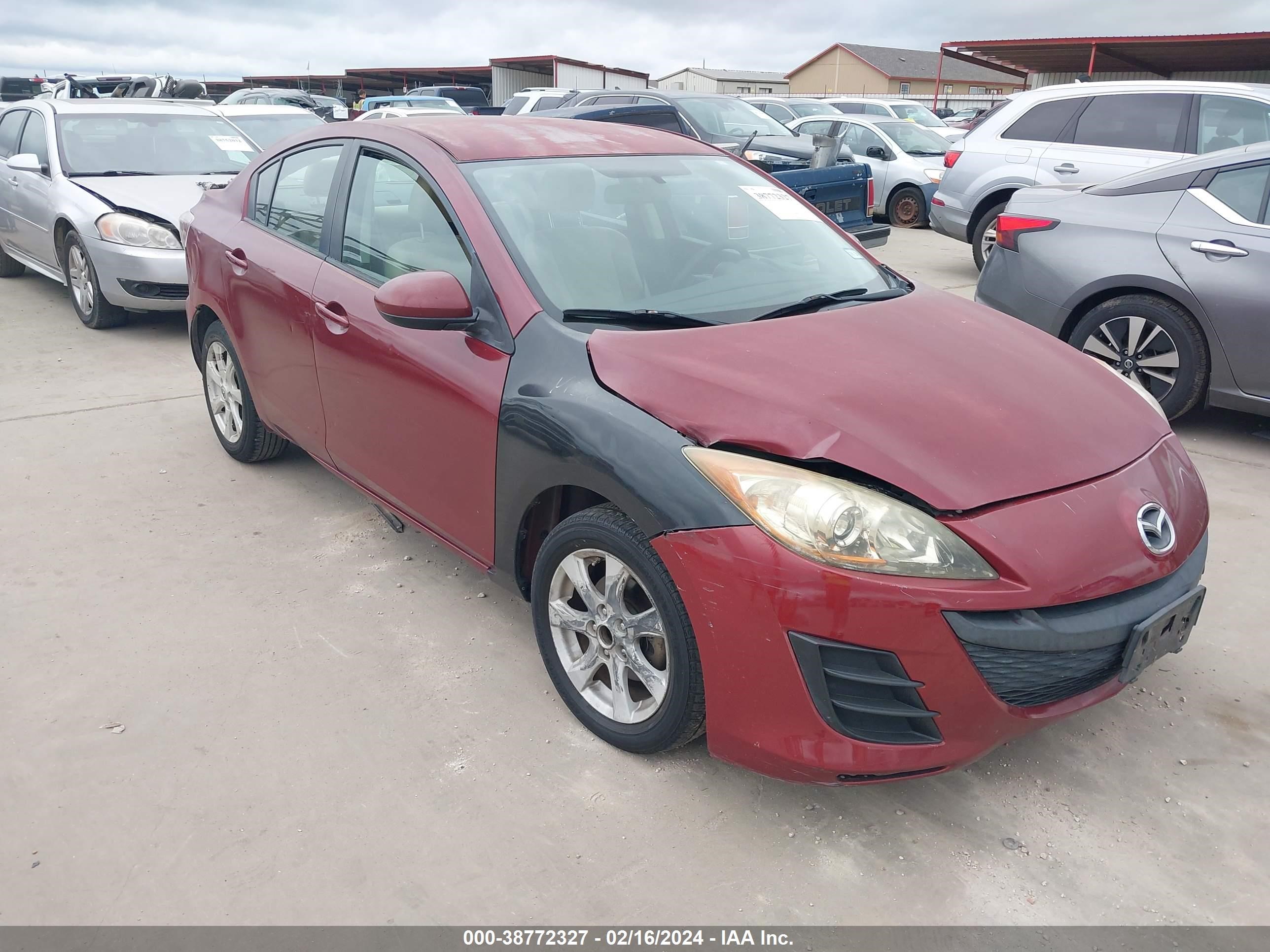 MAZDA 3 2010 jm1bl1sf2a1242176