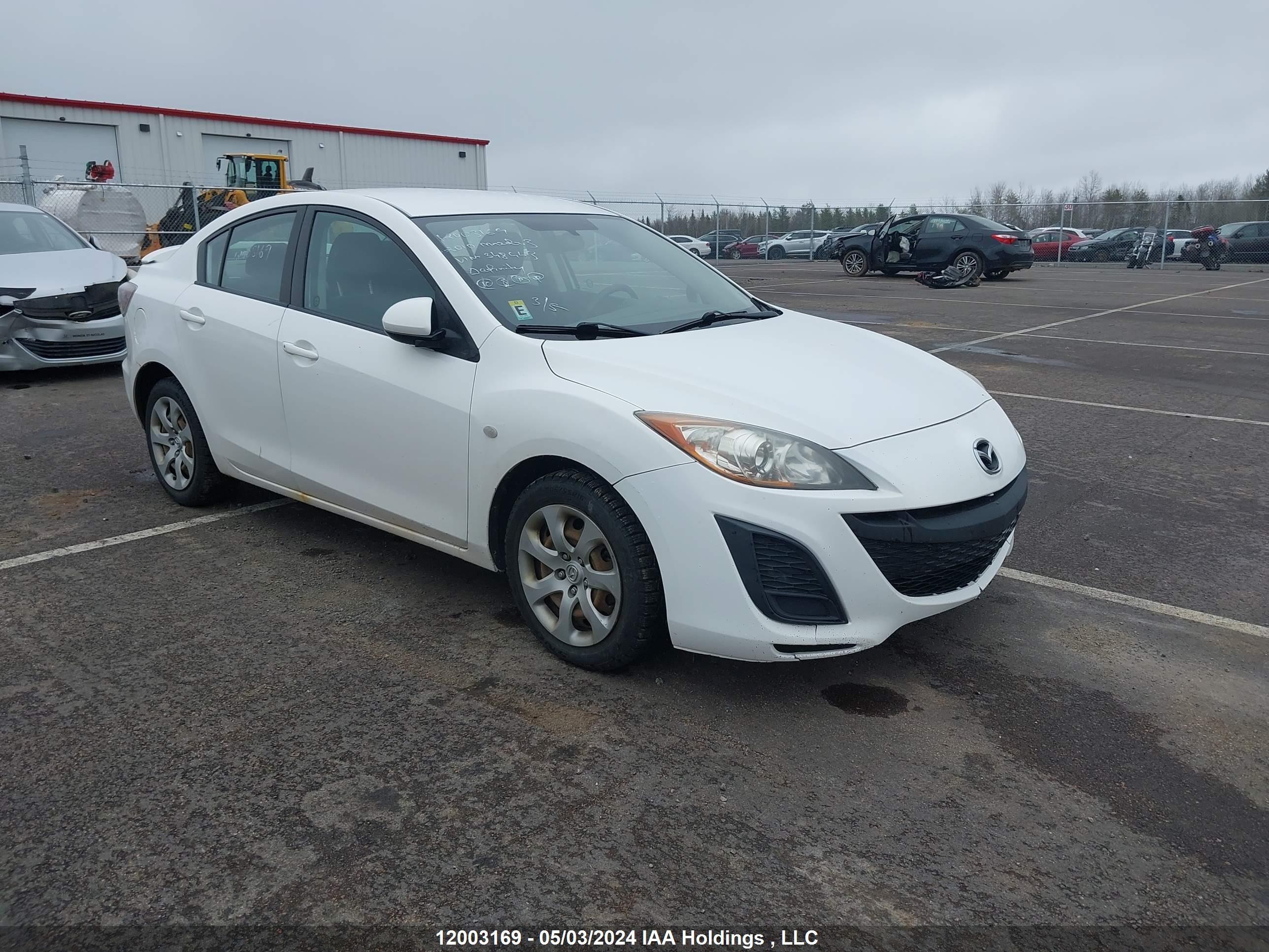 MAZDA 3 2010 jm1bl1sf3a1348443