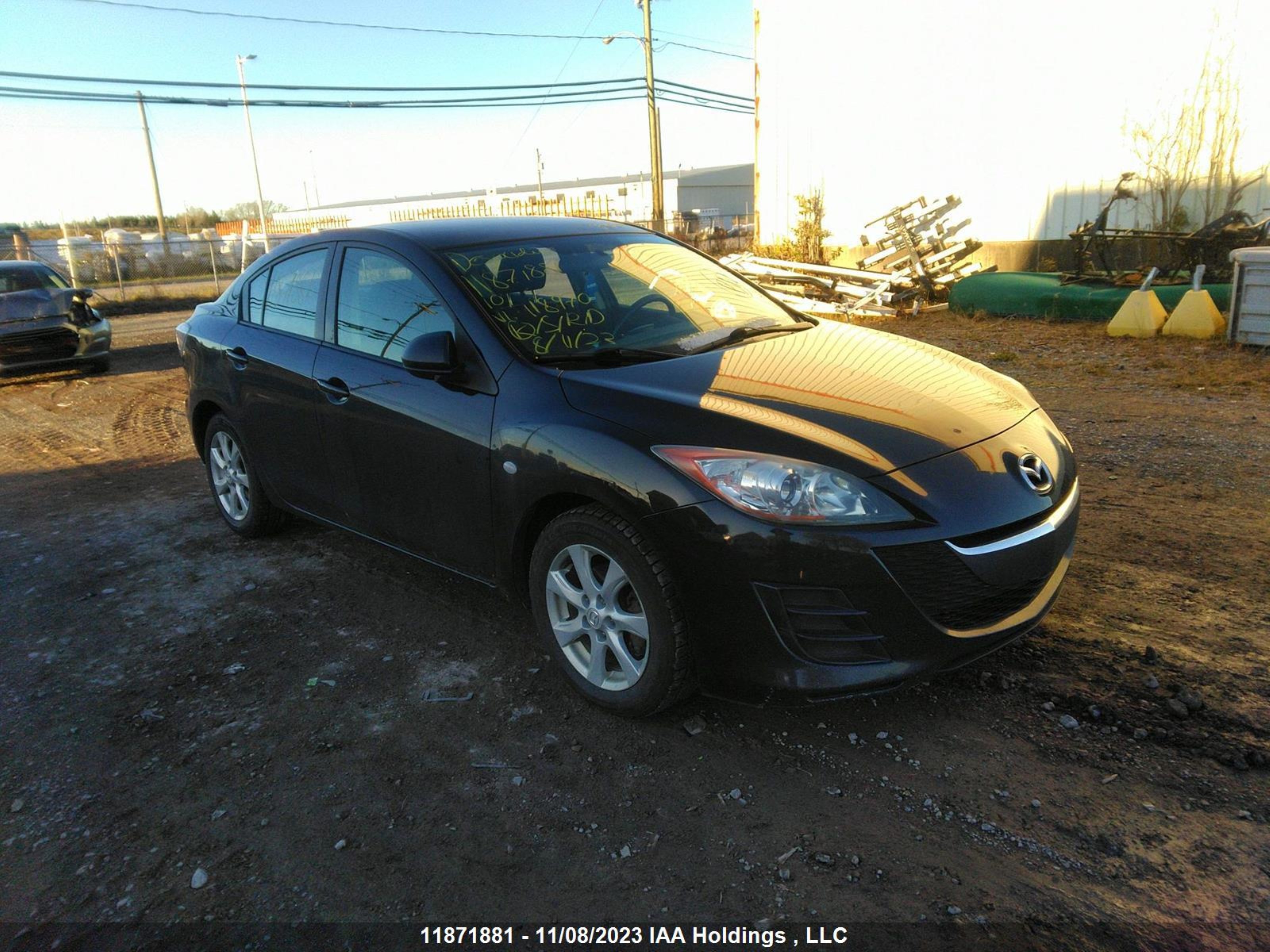 MAZDA 3 2010 jm1bl1sf5a1118970