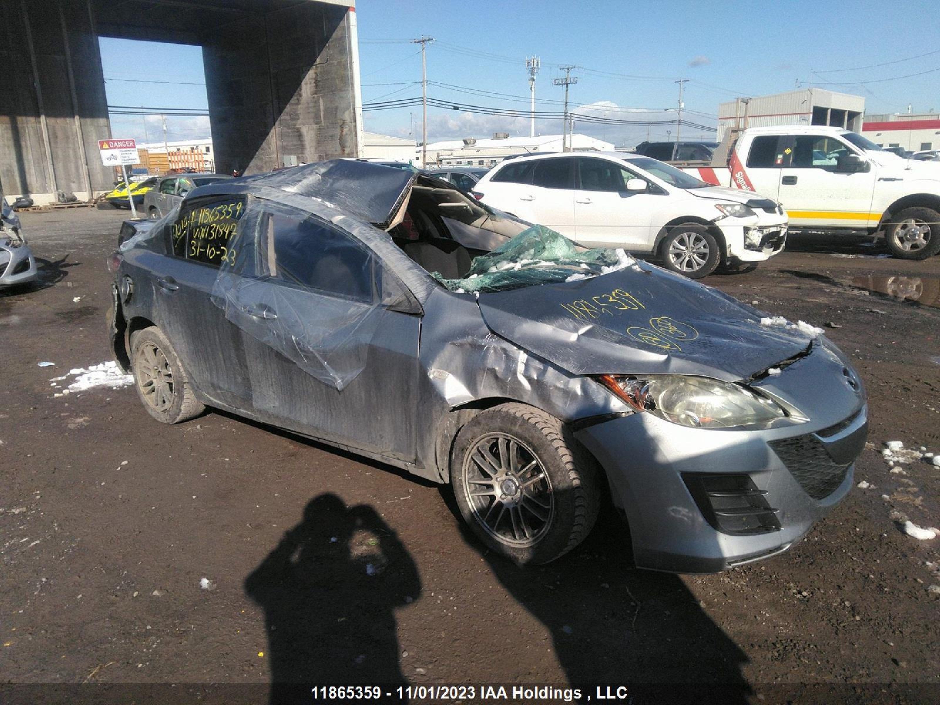 MAZDA 3 2010 jm1bl1sf5a1131847