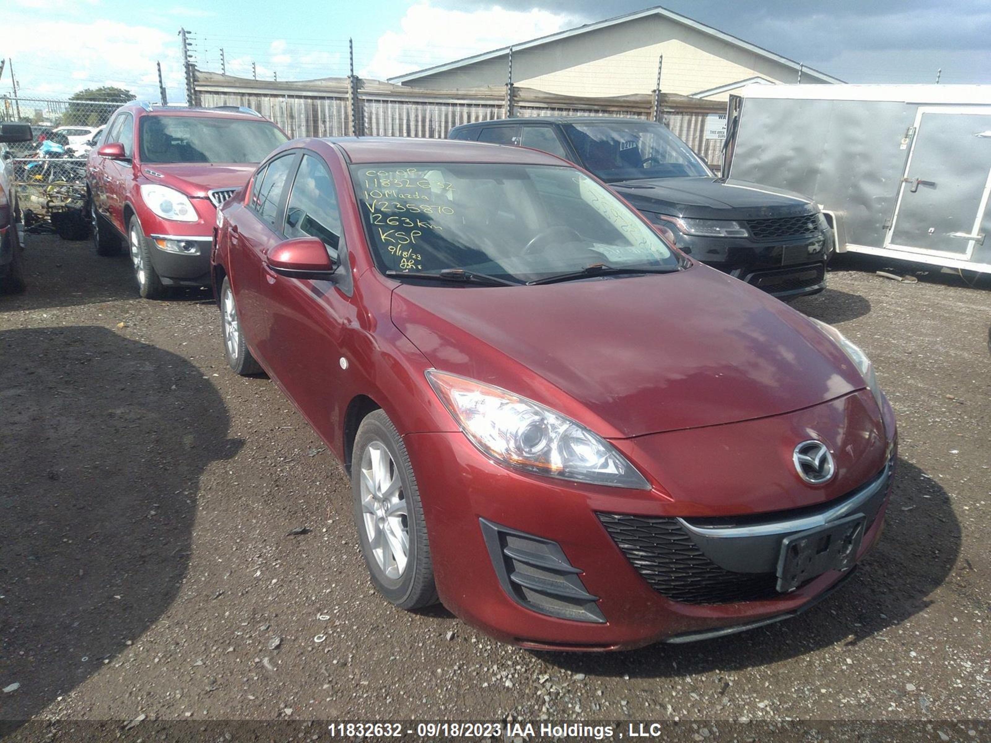 MAZDA 3 2010 jm1bl1sf5a1235870