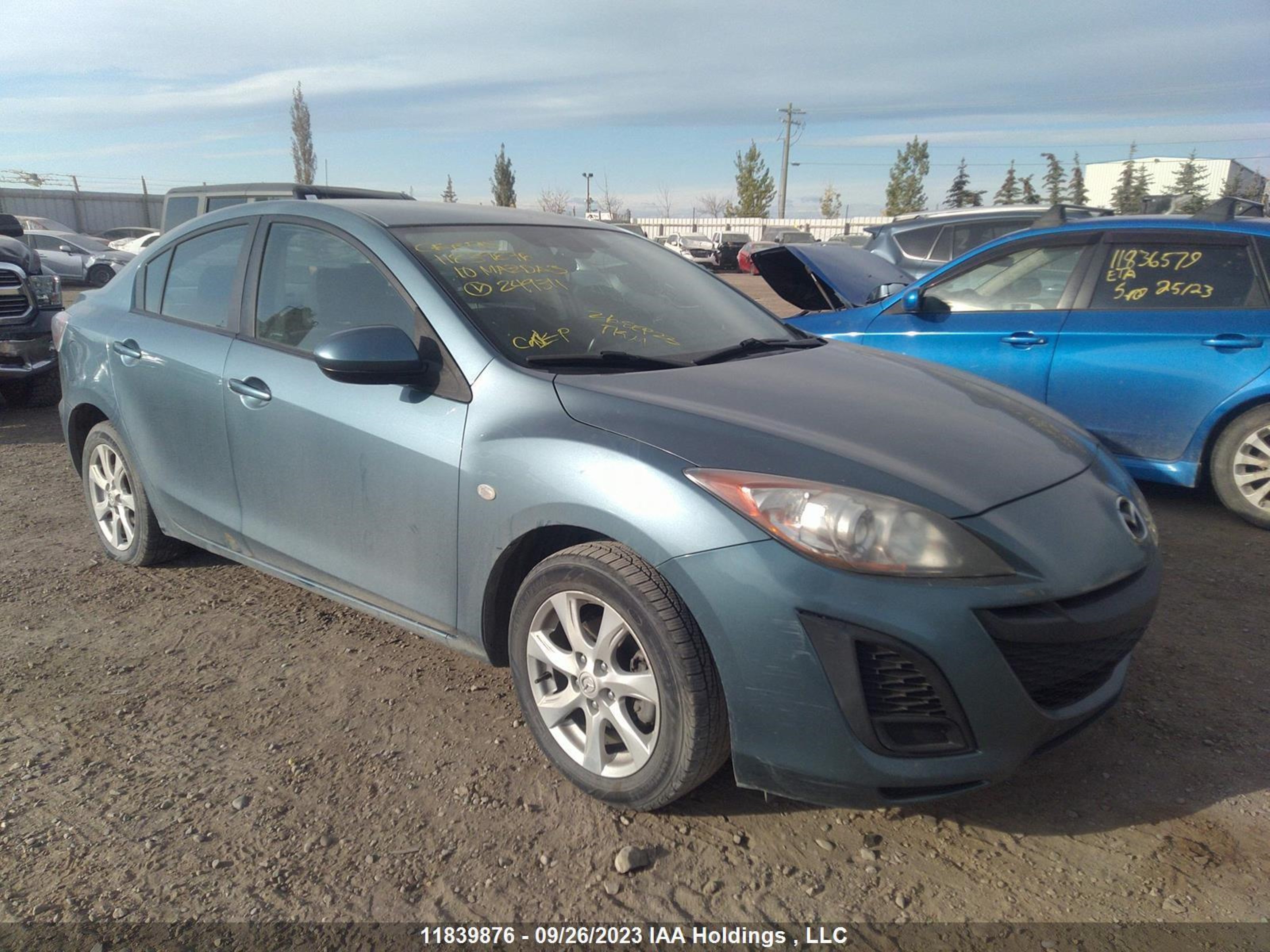 MAZDA 3 2010 jm1bl1sf6a1249311