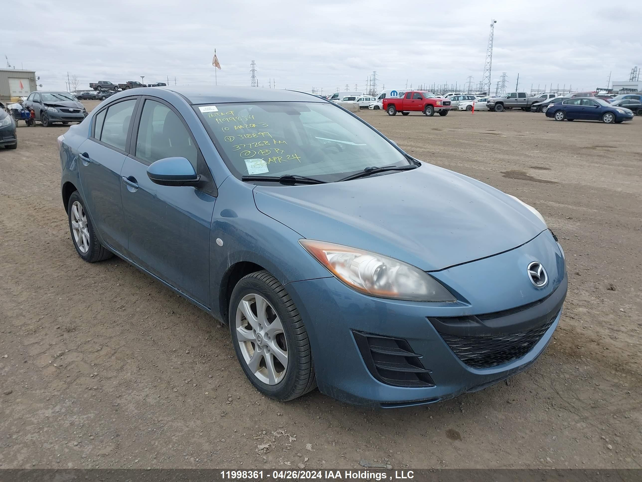 MAZDA 3 2010 jm1bl1sf6a1318899