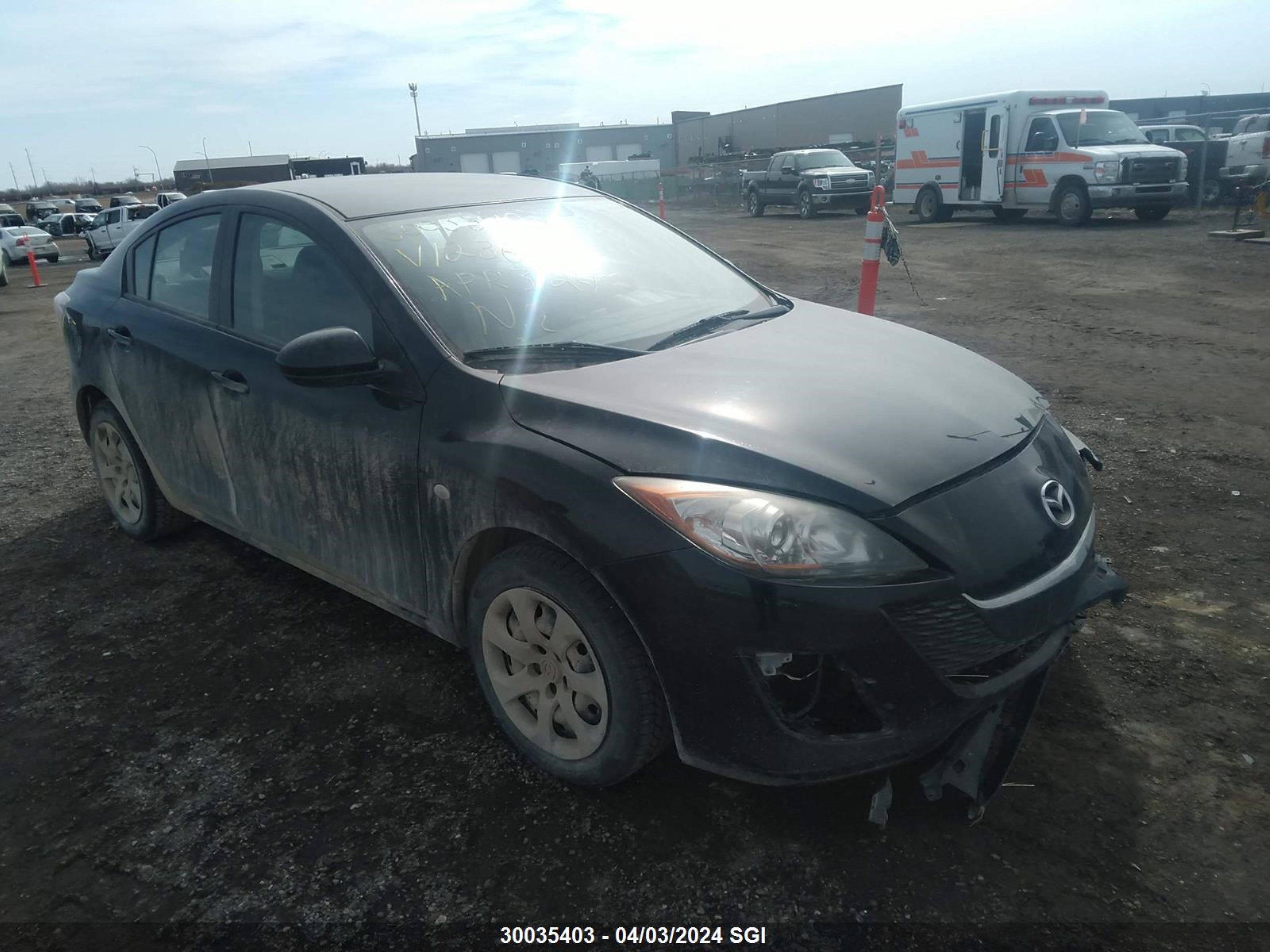 MAZDA 3 2010 jm1bl1sf7a1236485