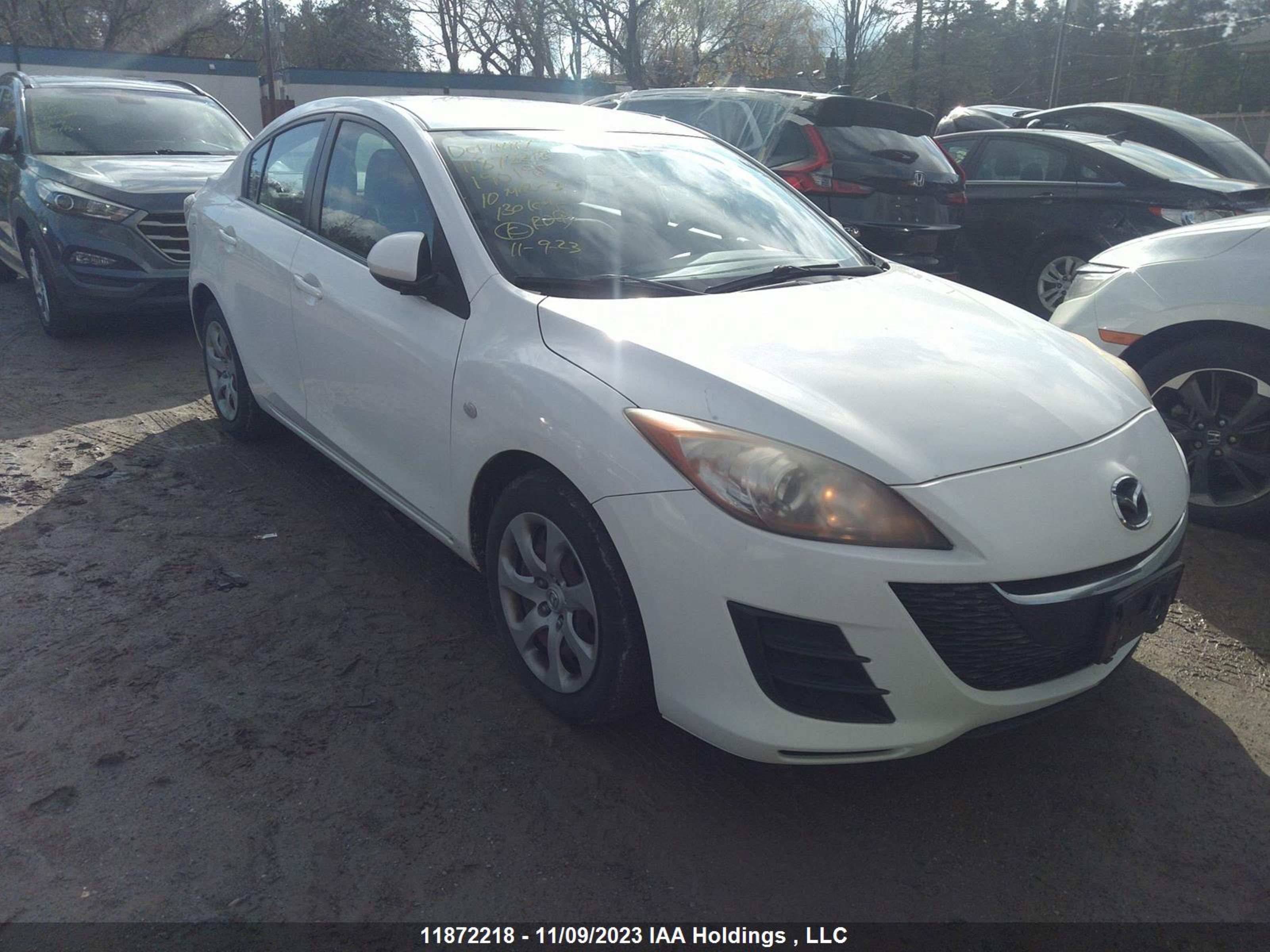 MAZDA 3 2010 jm1bl1sf8a1190195