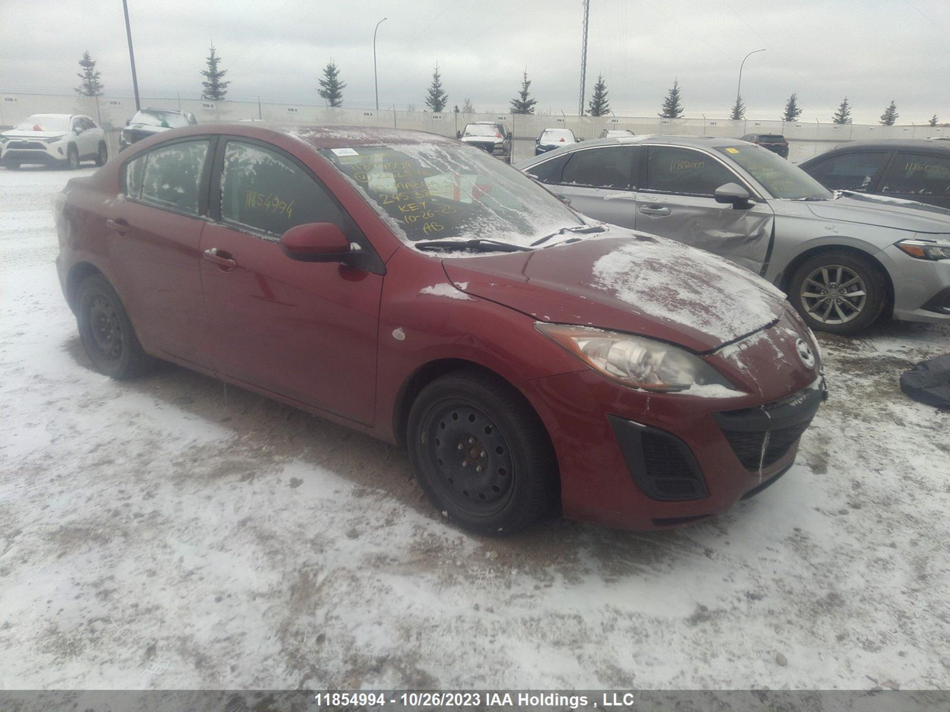 MAZDA 3 2010 jm1bl1sf8a1262576