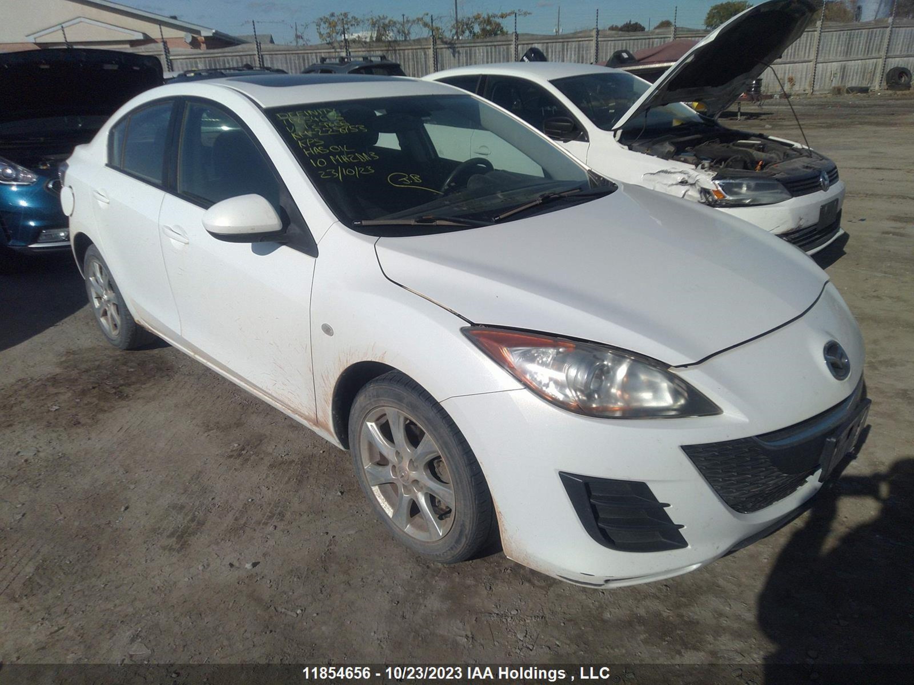 MAZDA 3 2010 jm1bl1sfxa1129866