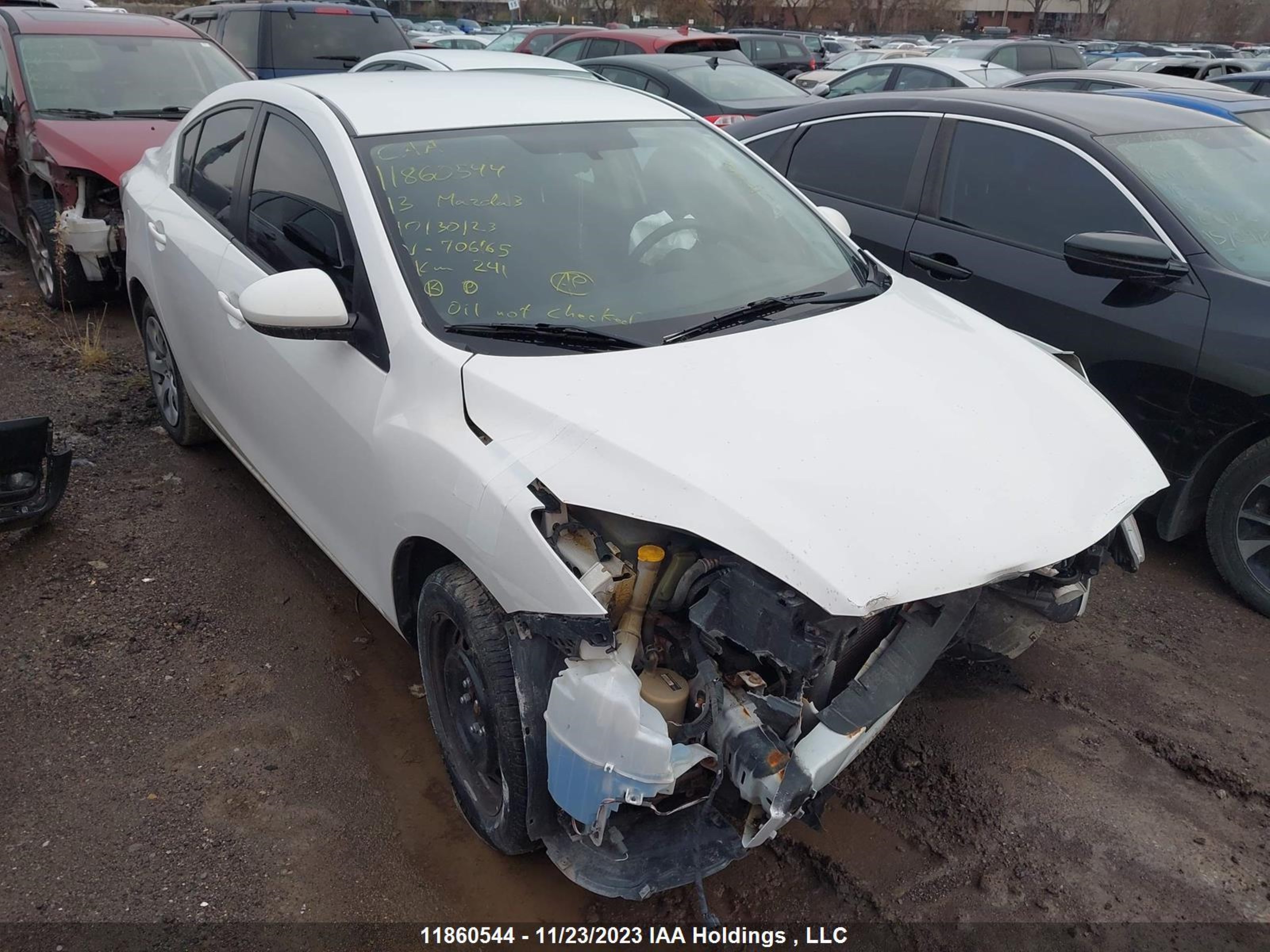 MAZDA 3 2013 jm1bl1uf4d1706165