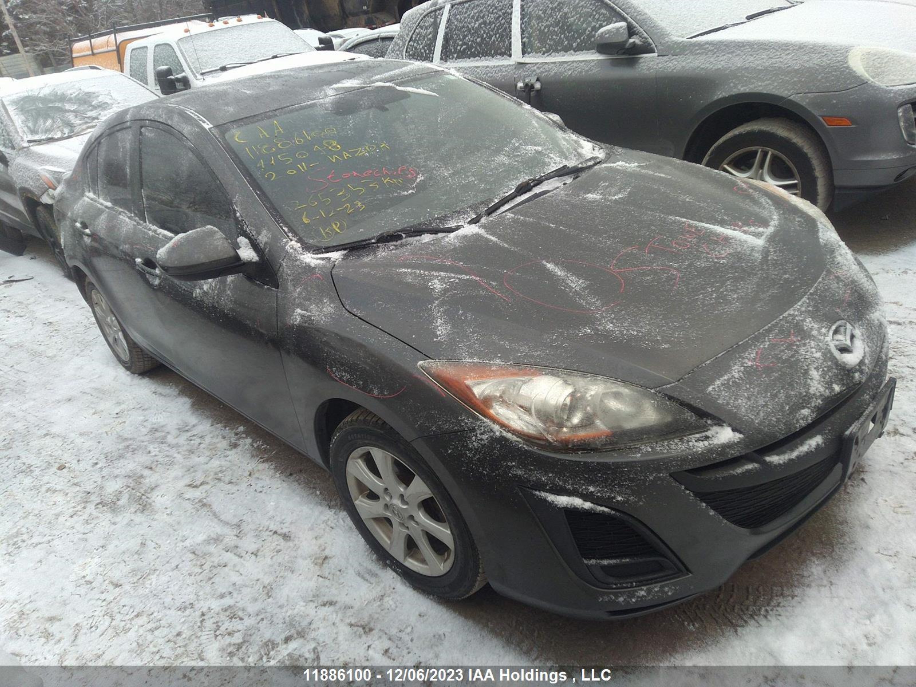 MAZDA 3 2011 jm1bl1uf6b1415048