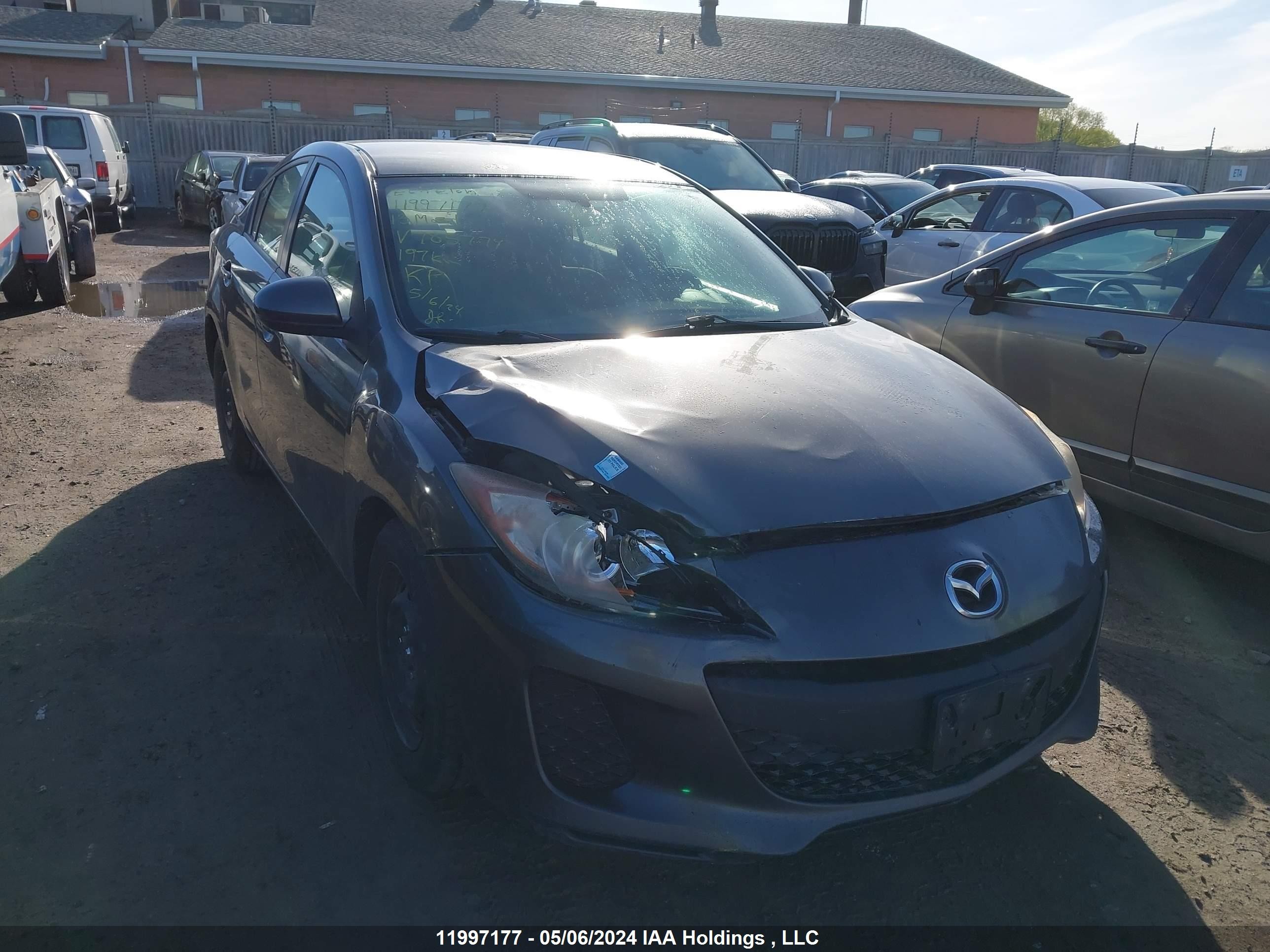 MAZDA 3 2013 jm1bl1uf6d1785774