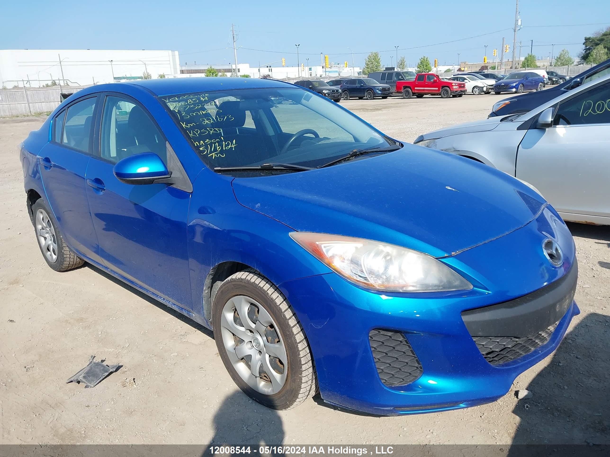 MAZDA 3 2013 jm1bl1uf9d1732714