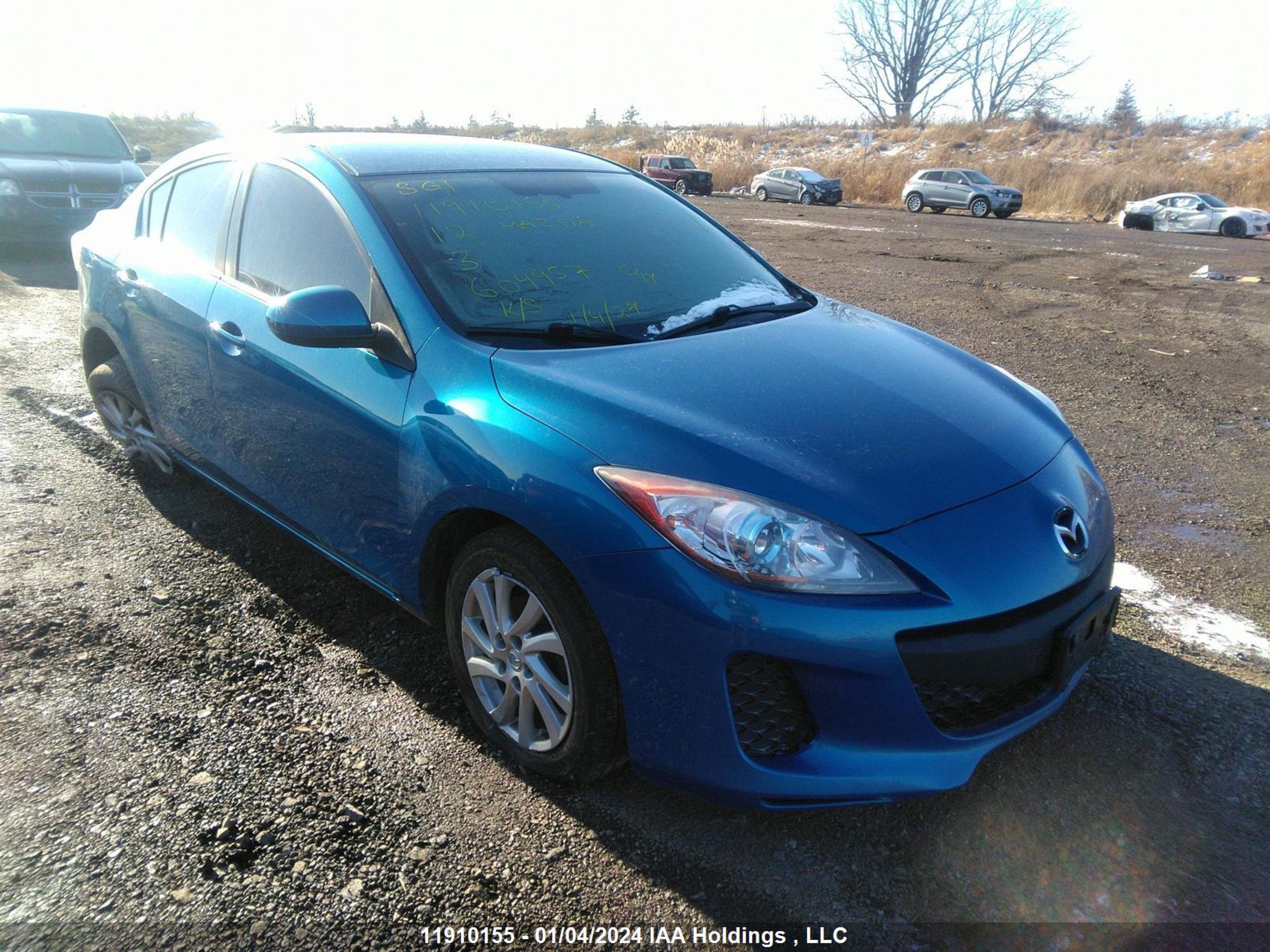 MAZDA 3 2012 jm1bl1v71c1604957