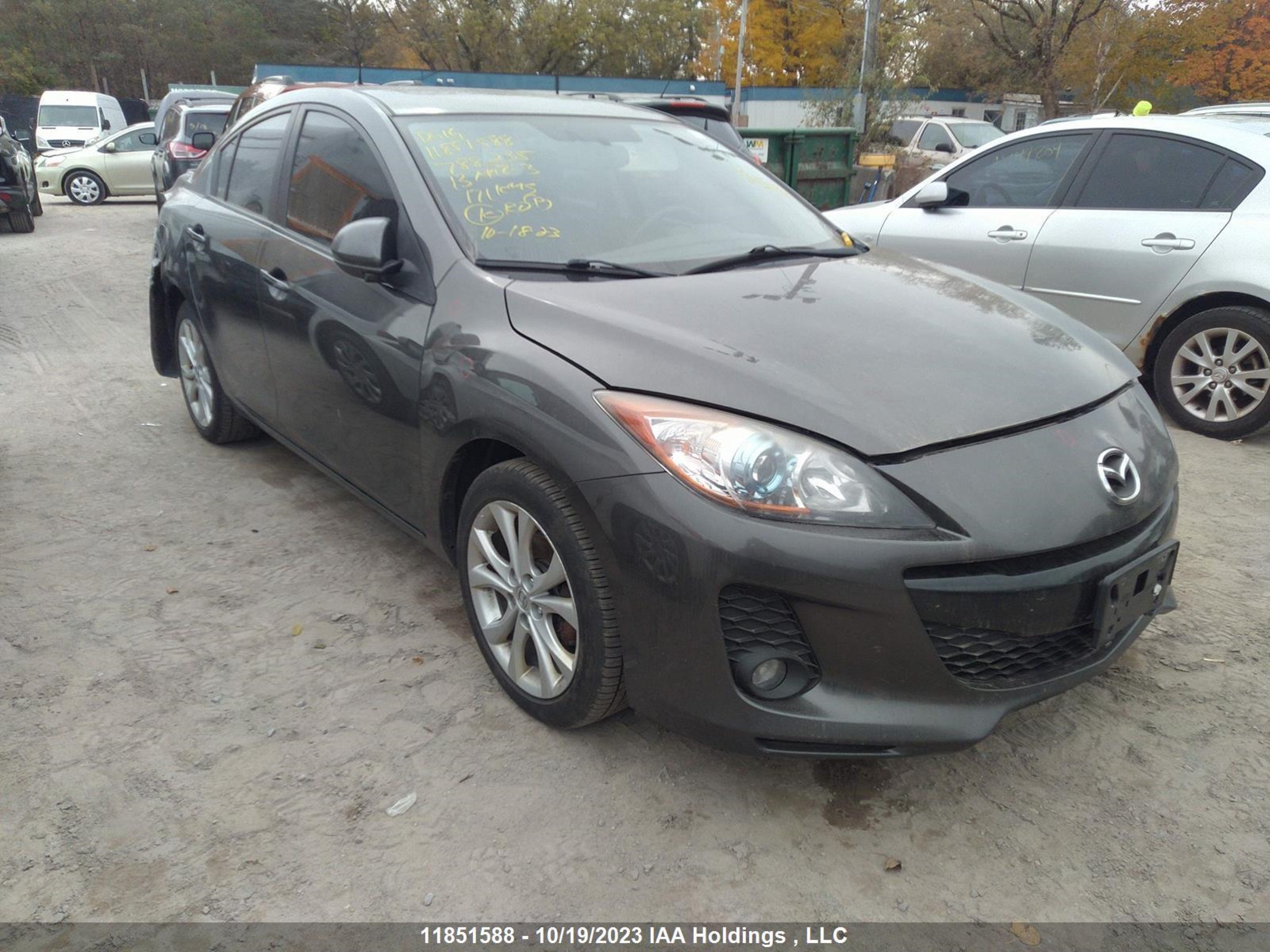 MAZDA 3 2013 jm1bl1v73d1788235