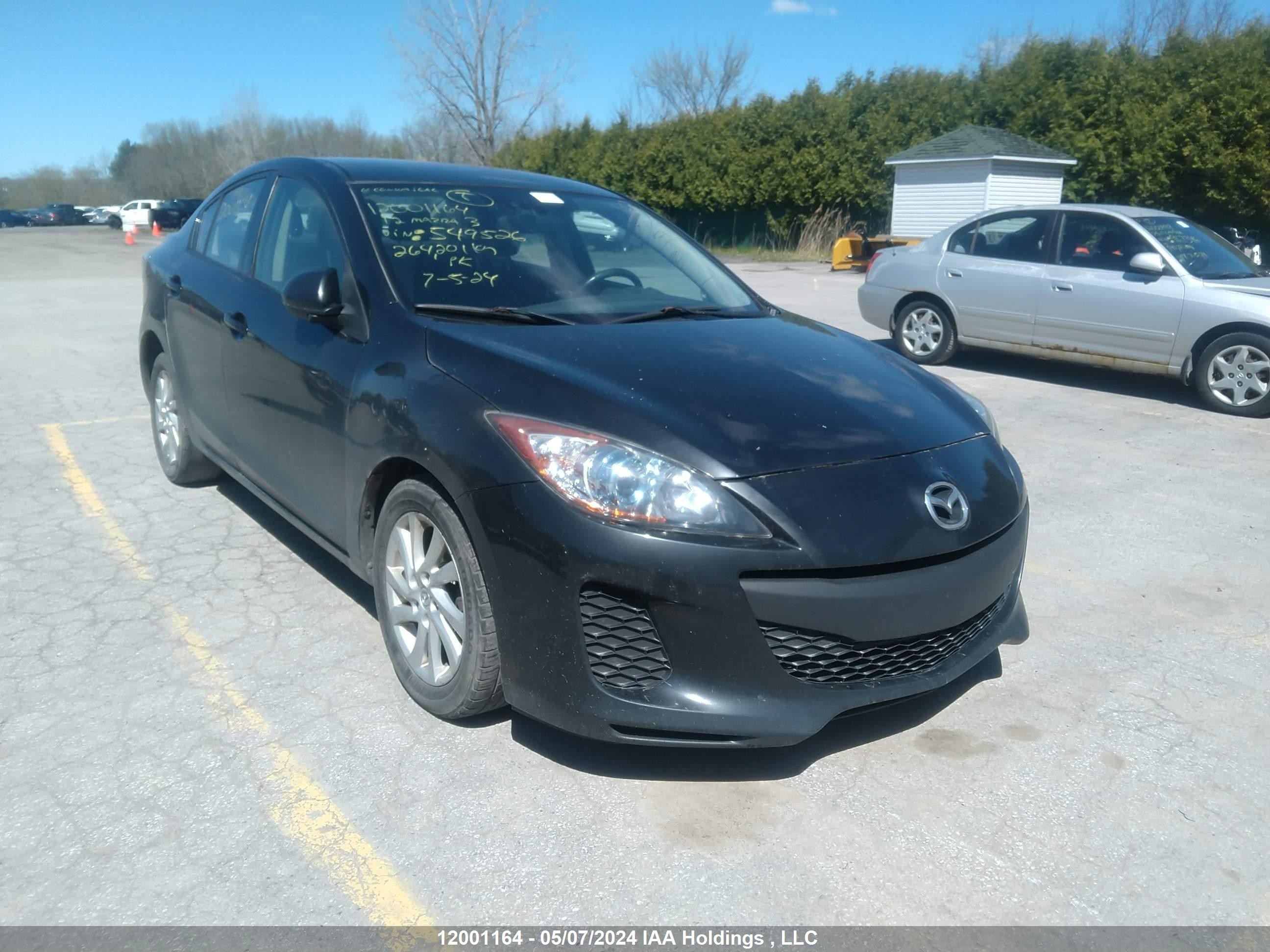 MAZDA 3 2012 jm1bl1v75c1549526